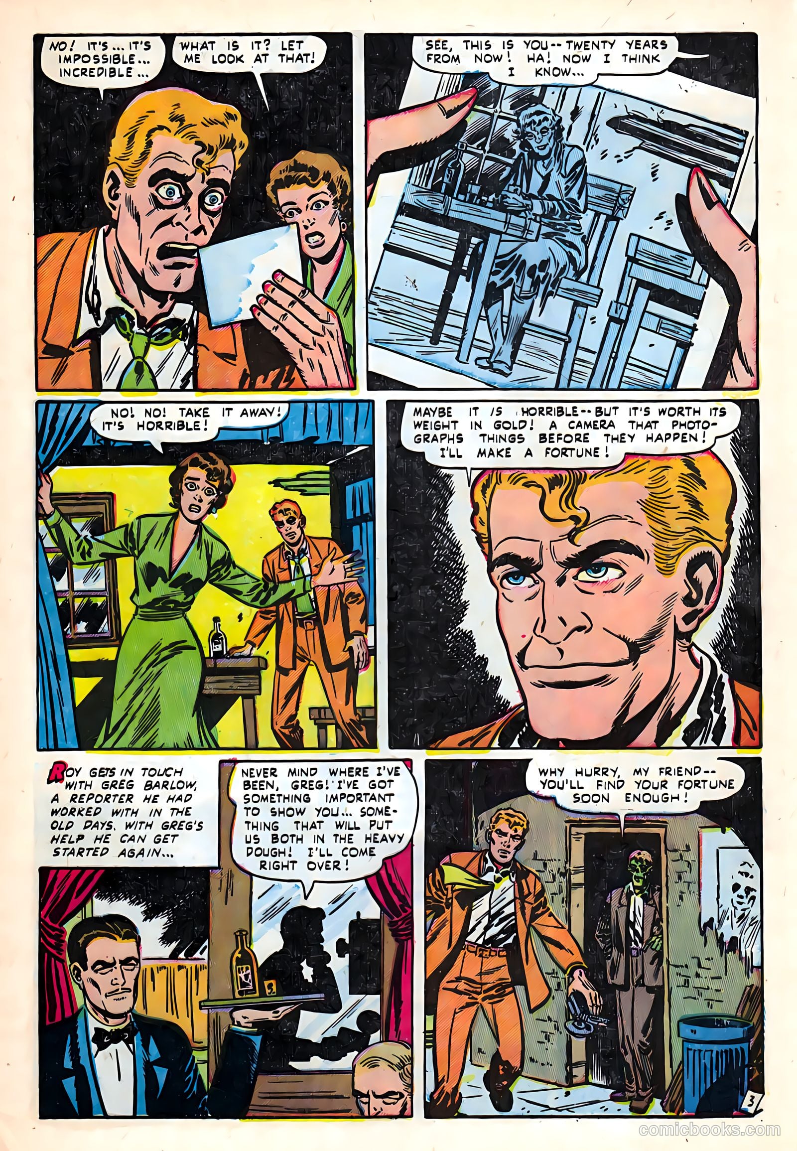 Adventures into Darkness #8 (1953) — page 5 of 36