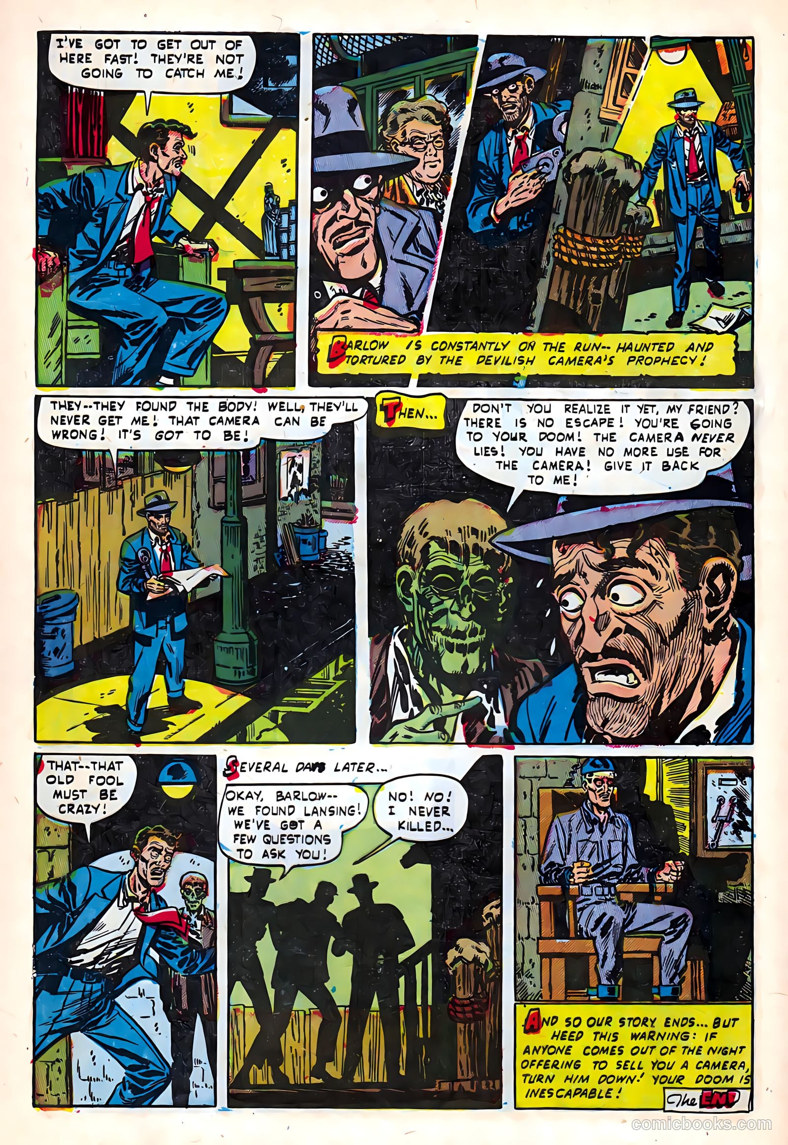 Adventures into Darkness #8 (1953) — page 8 of 36
