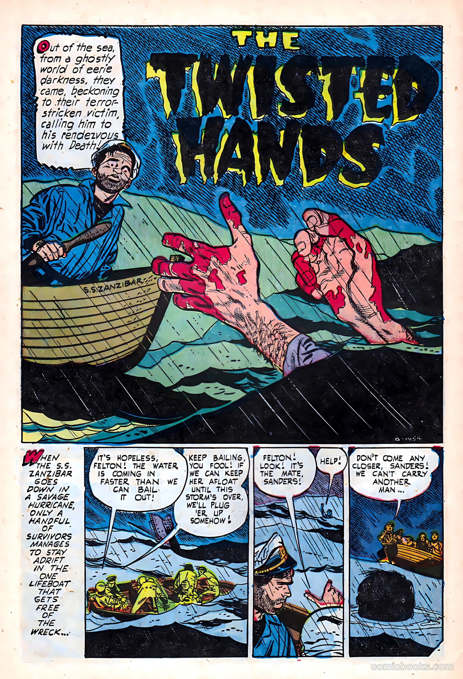 Adventures into Darkness #8 (1953) — page 30 of 36