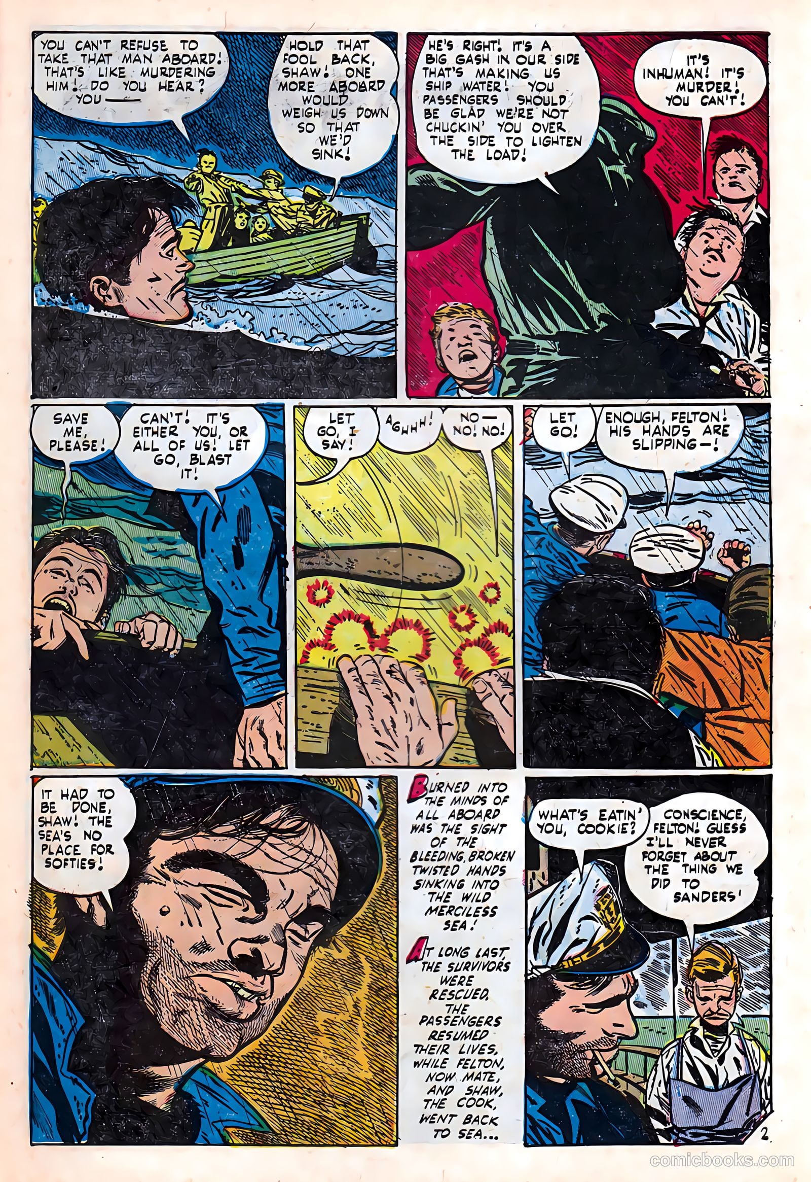 Adventures into Darkness #8 (1953) — page 31 of 36