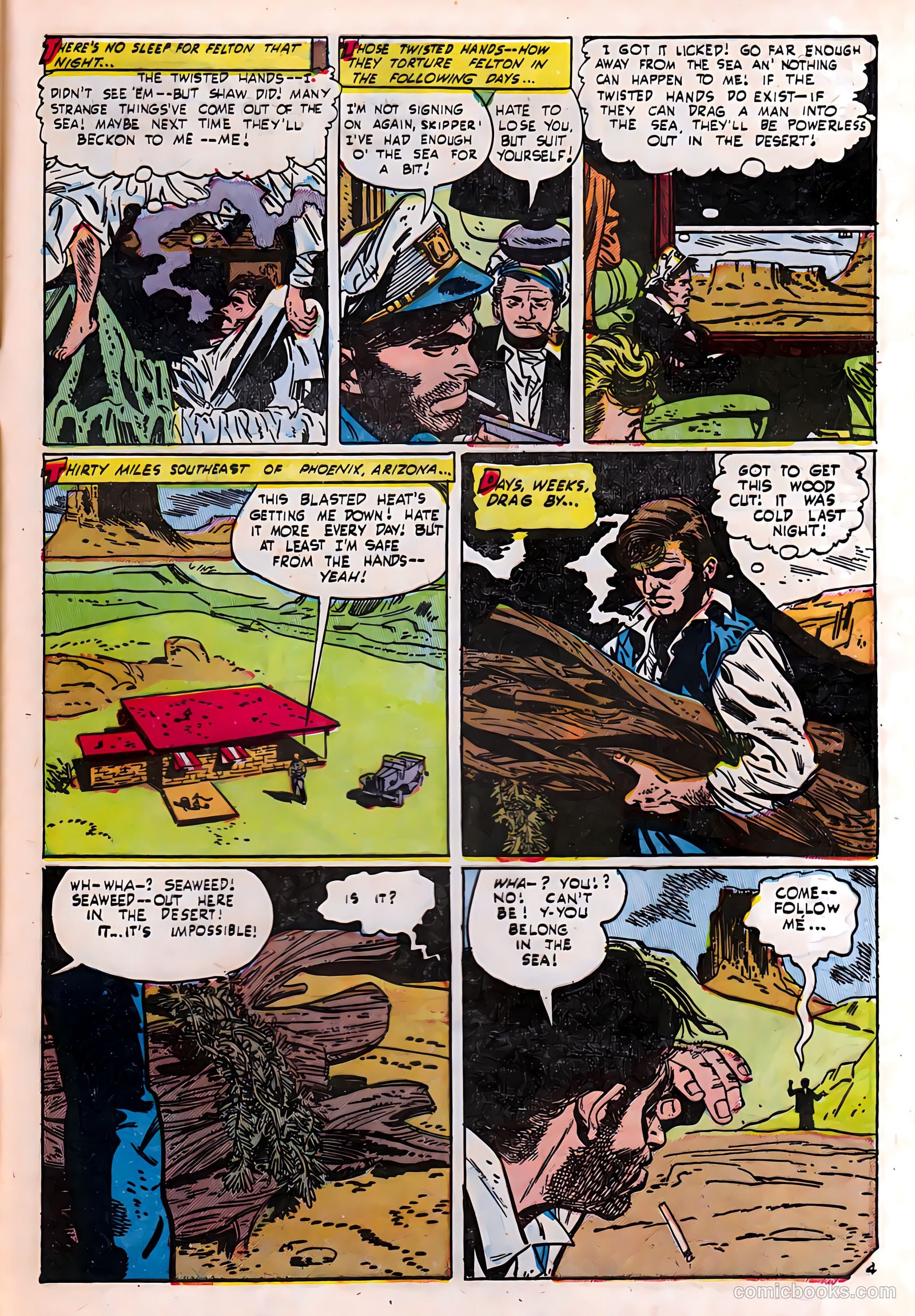 Adventures into Darkness #8 (1953) — page 33 of 36