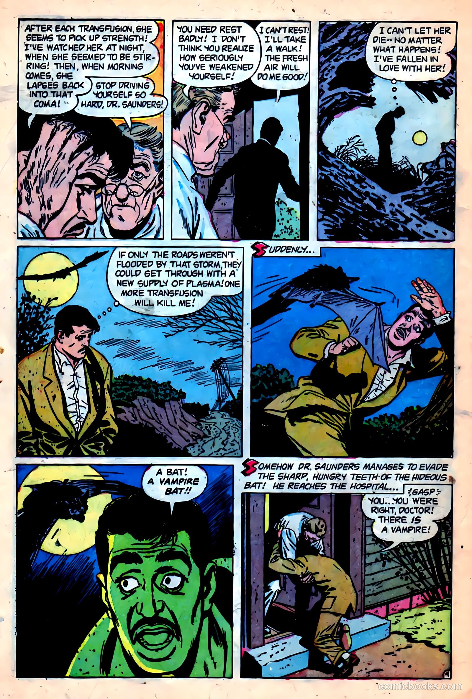 Adventures into Darkness #9 (1953) — page 32 of 36