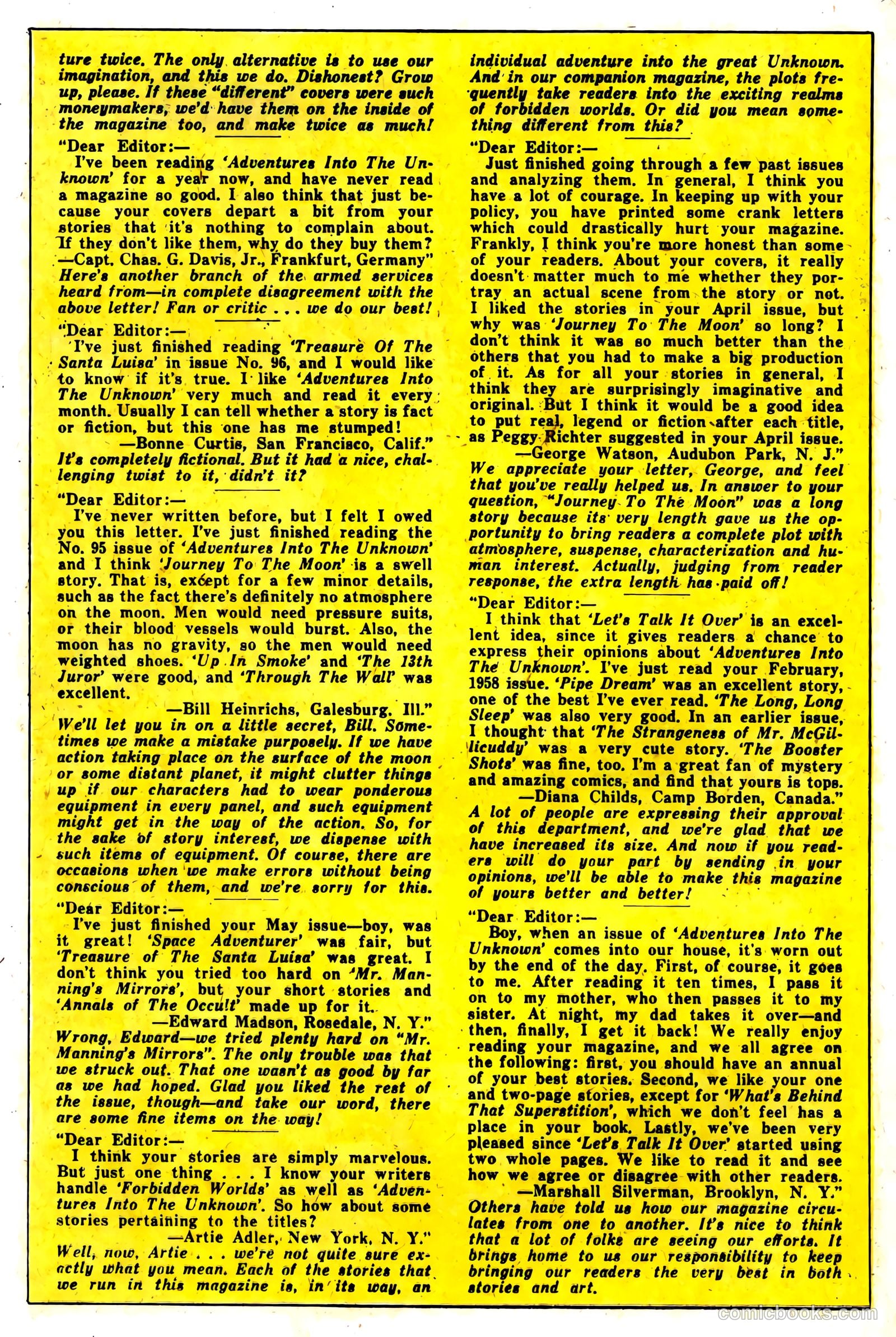 Adventures into the Unknown #100 (1958) — page 24 of 36