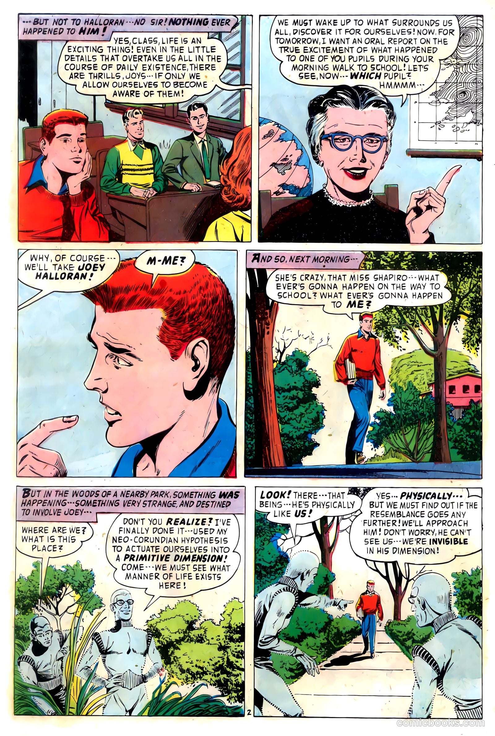 Adventures into the Unknown #100 (1958) — page 30 of 36