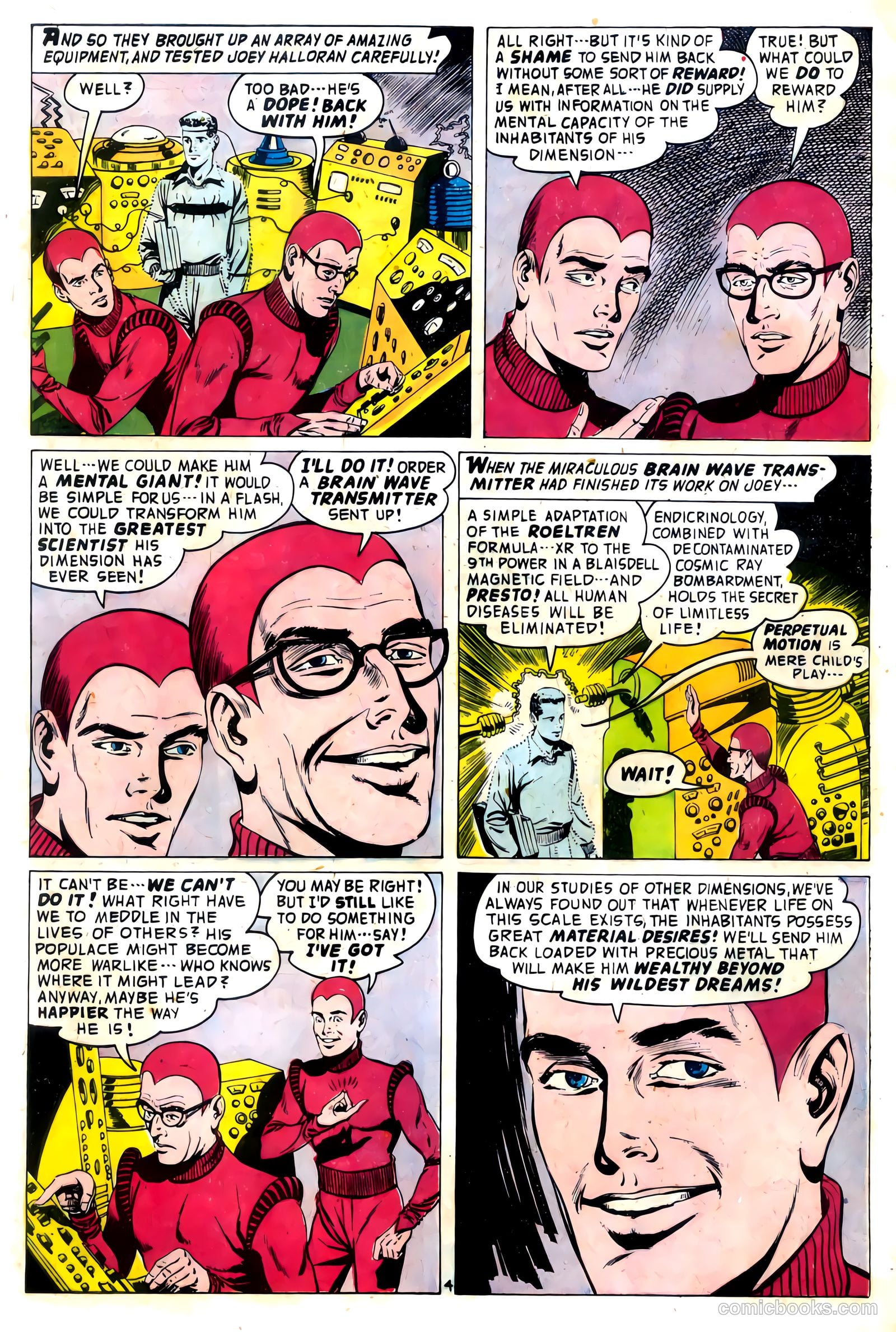 Adventures into the Unknown #100 (1958) — page 32 of 36
