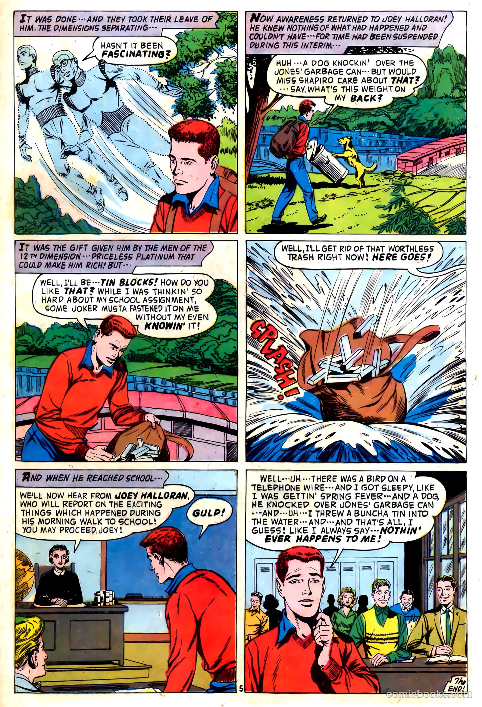 Adventures into the Unknown #100 (1958) — page 33 of 36