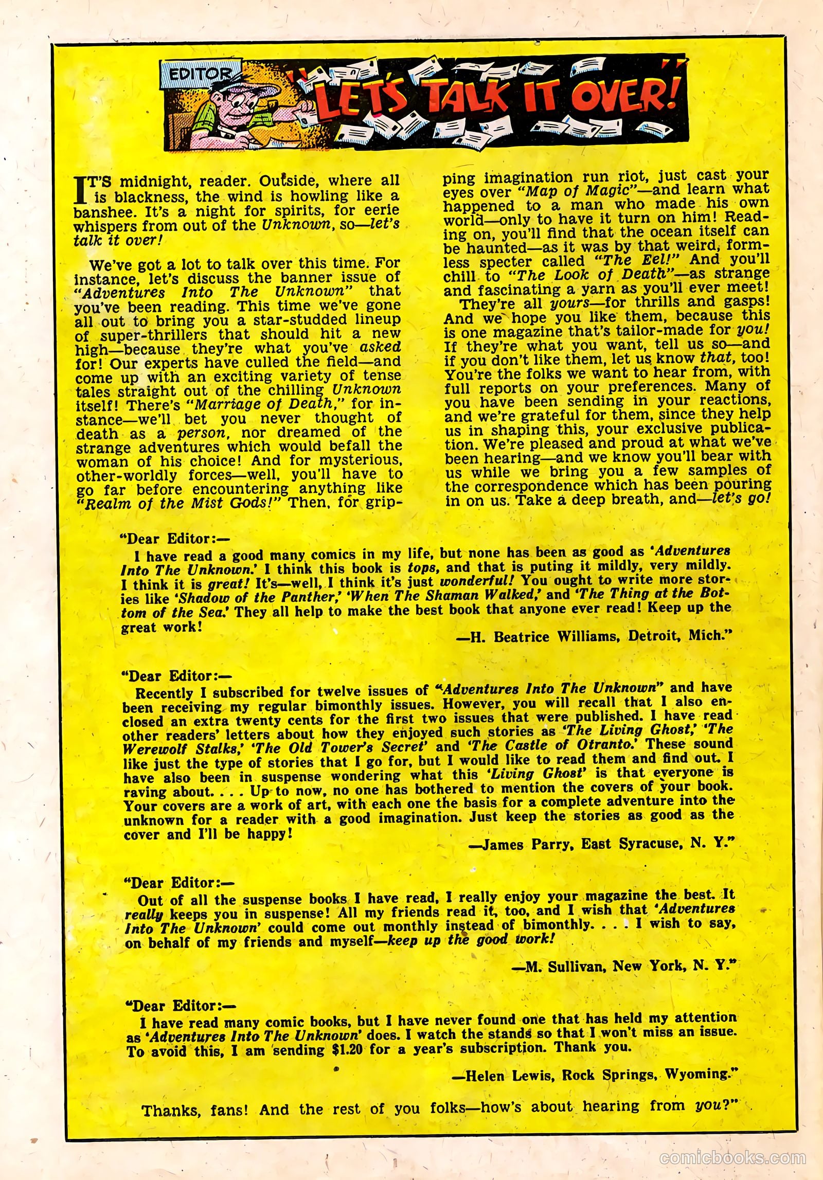 Adventures into the Unknown #11 (1950) — page 32 of 52