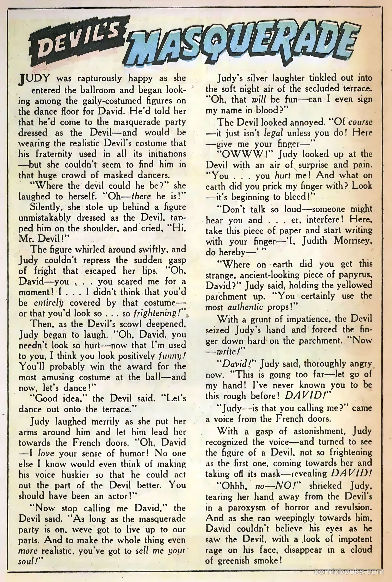 Adventures into the Unknown #12 (1950) — page 40 of 52