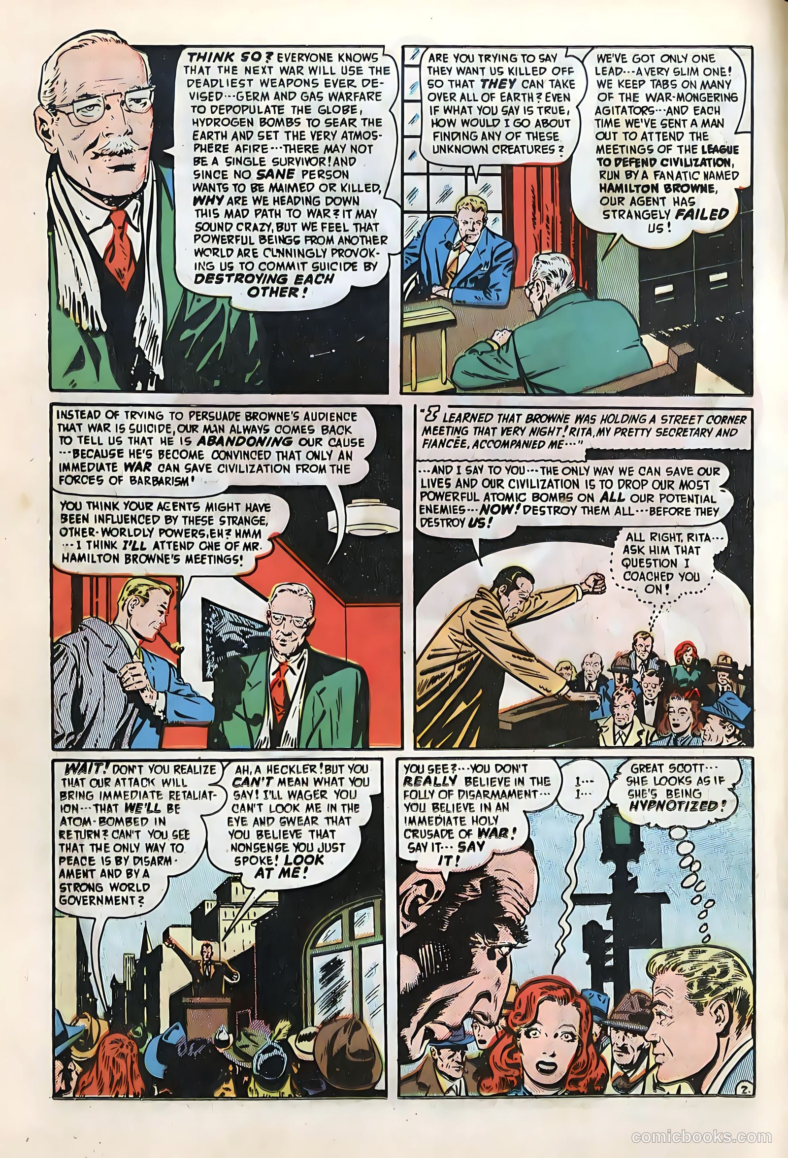 Adventures into the Unknown #13 (1950) — page 16 of 52