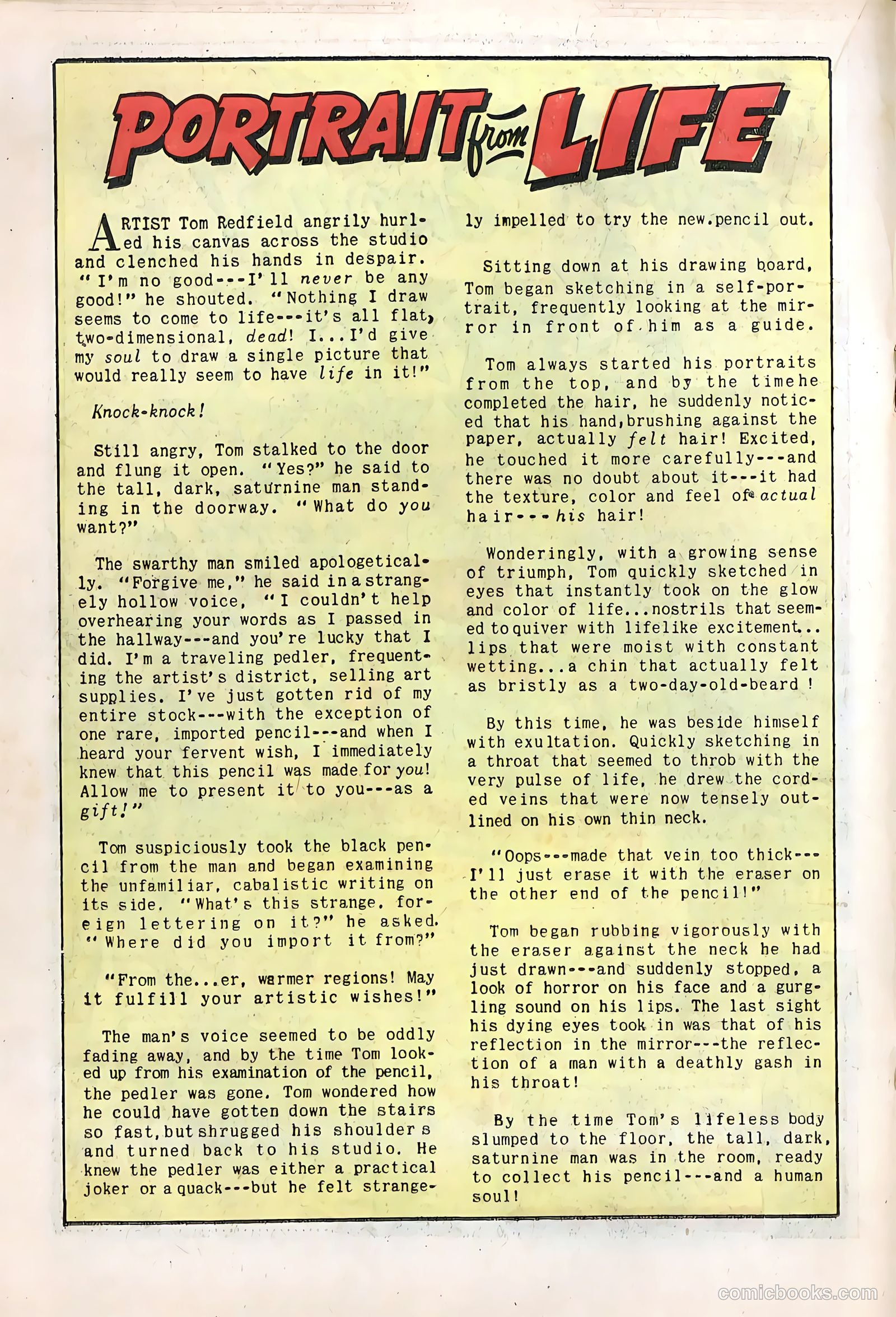 Adventures into the Unknown #13 (1950) — page 26 of 52