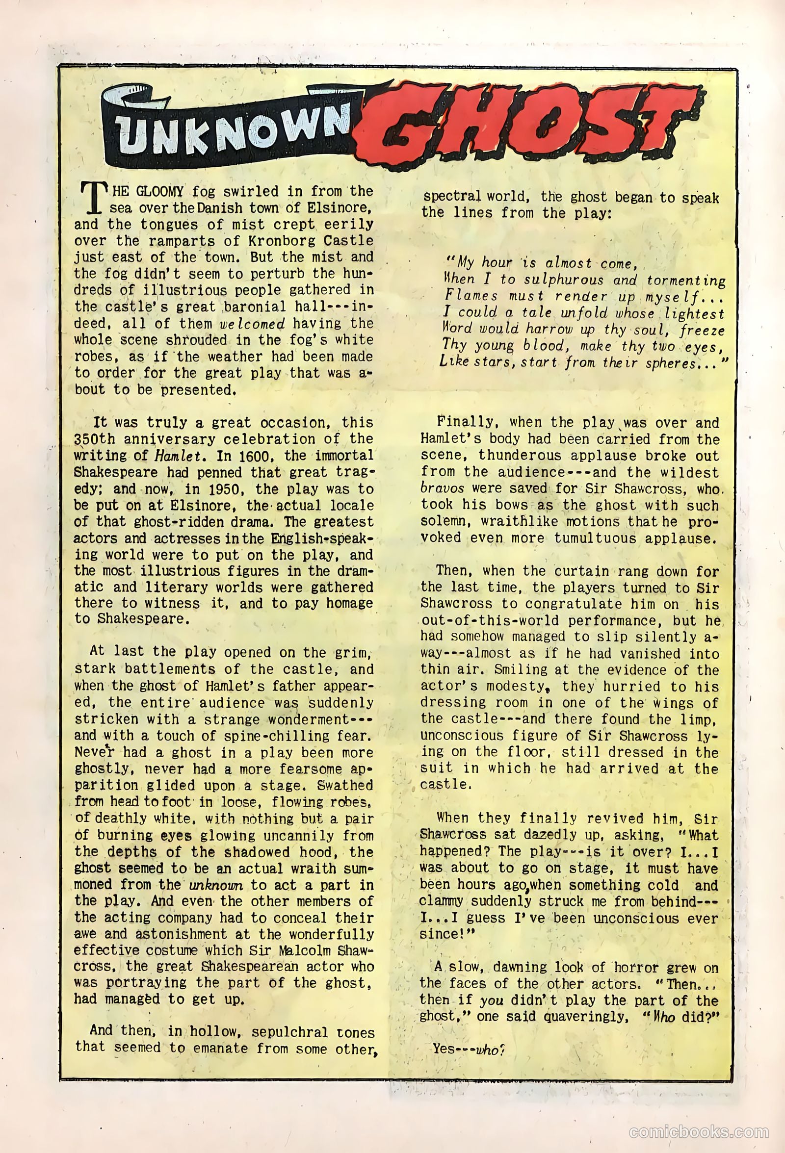 Adventures into the Unknown #13 (1950) — page 36 of 52