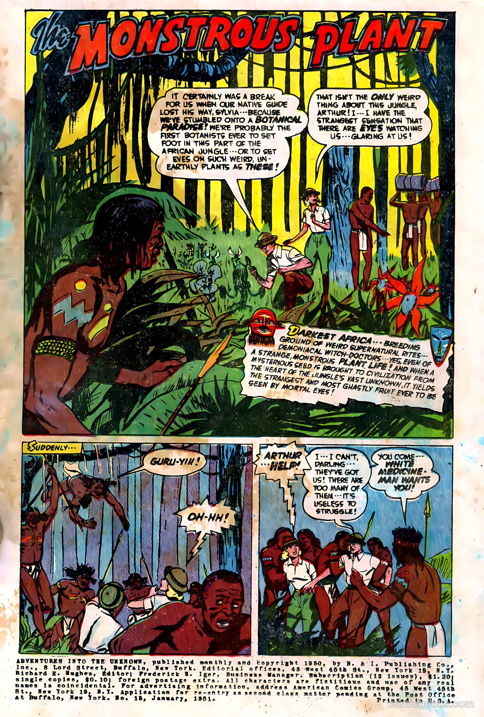 Adventures into the Unknown #15 (1951) — page 3 of 52