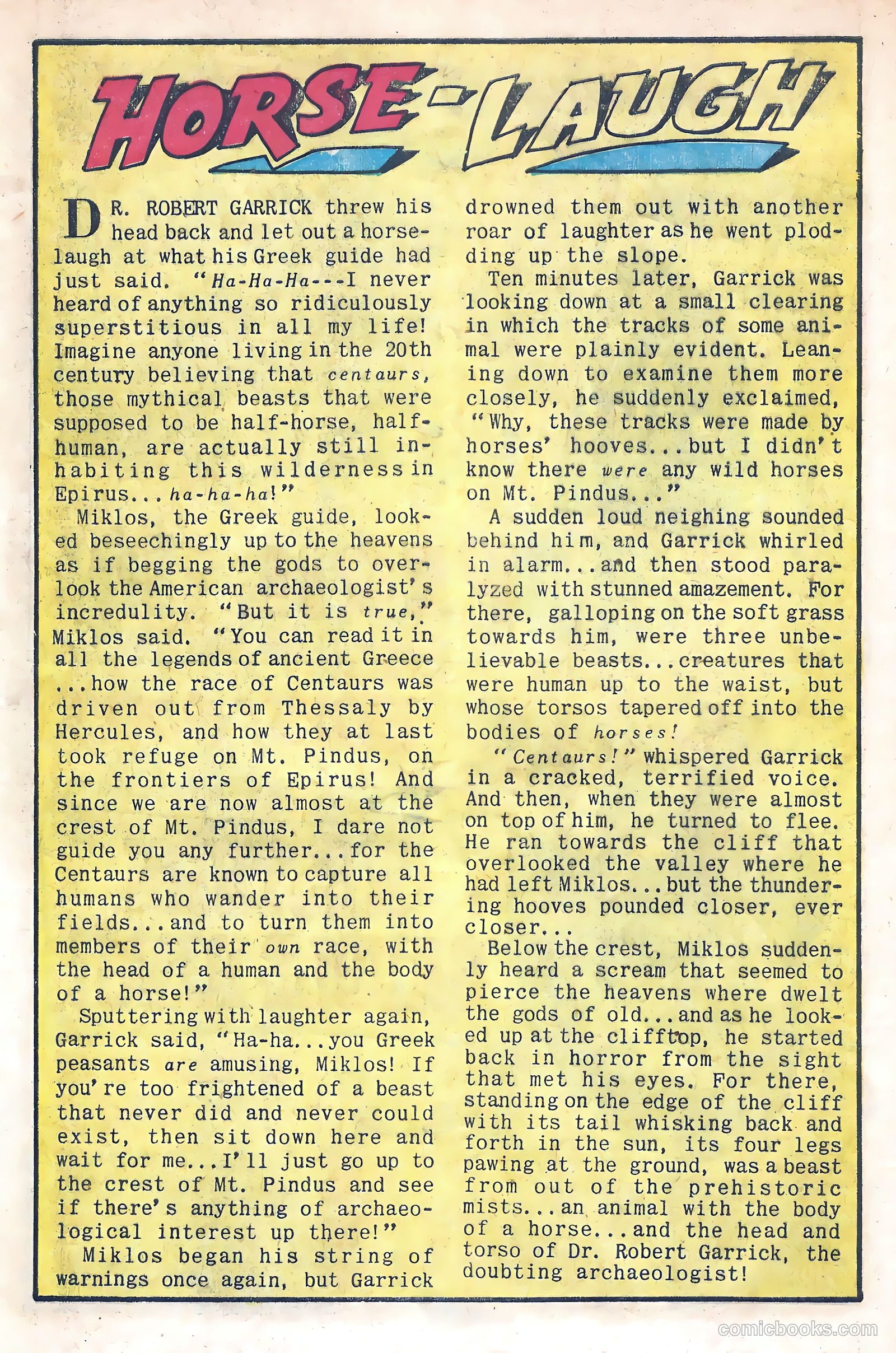 Adventures into the Unknown #15 (1951) — page 22 of 52