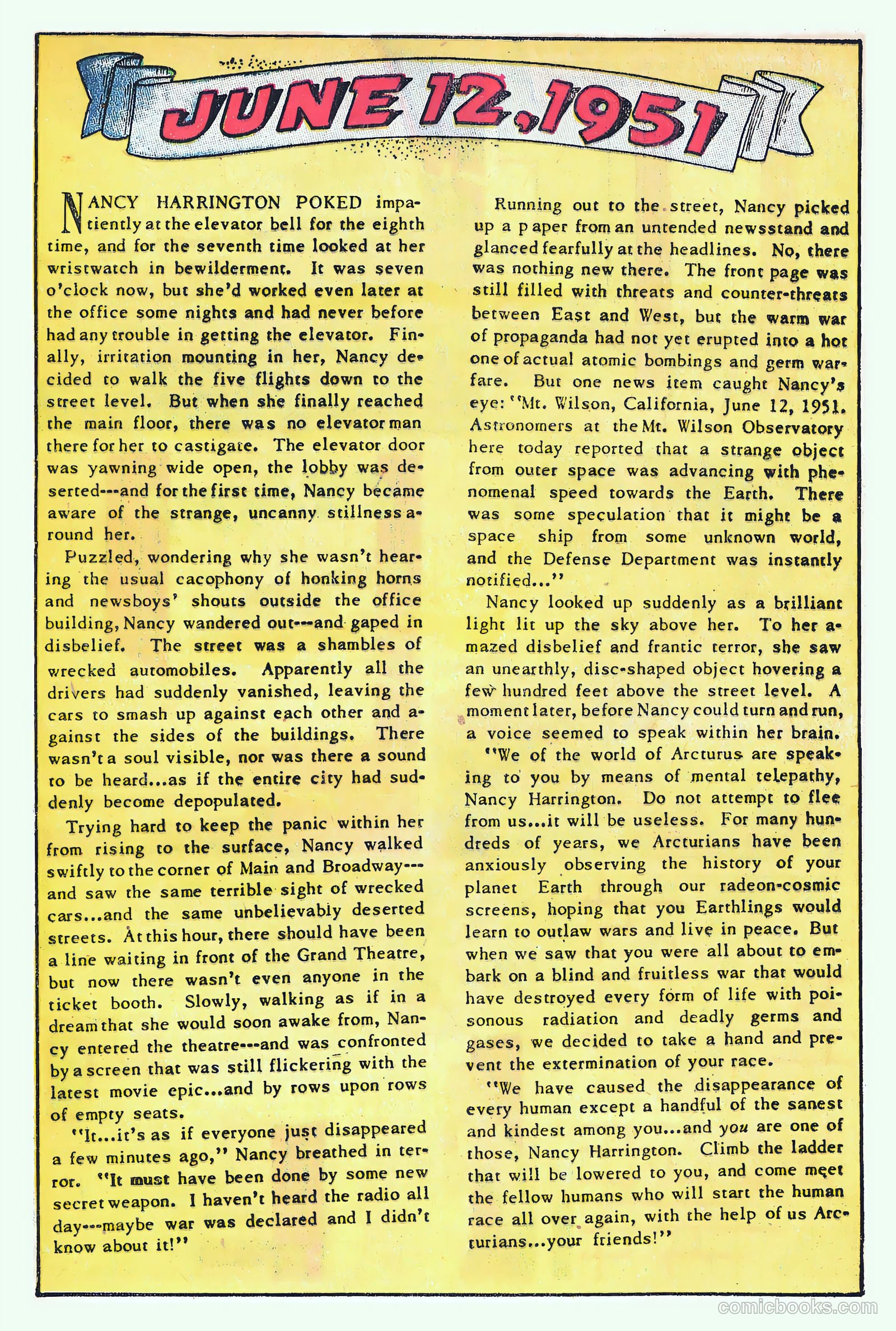 Adventures into the Unknown #20 (1951) — page 30 of 52