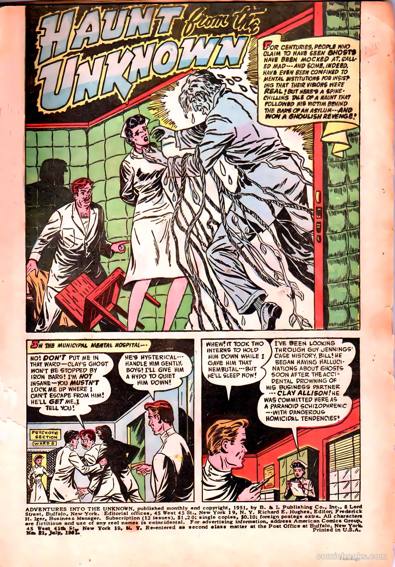 Adventures into the Unknown #21 (1951) — page 3 of 52
