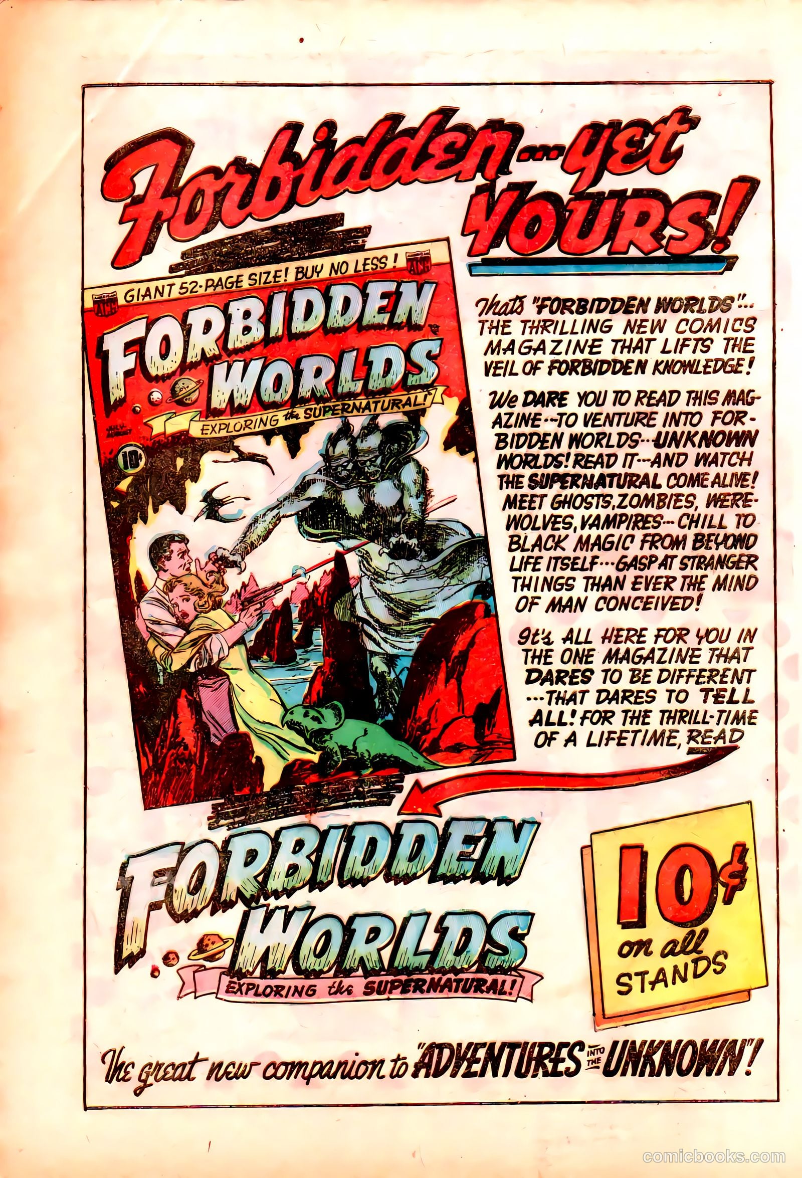 Adventures into the Unknown #21 (1951) — page 22 of 52