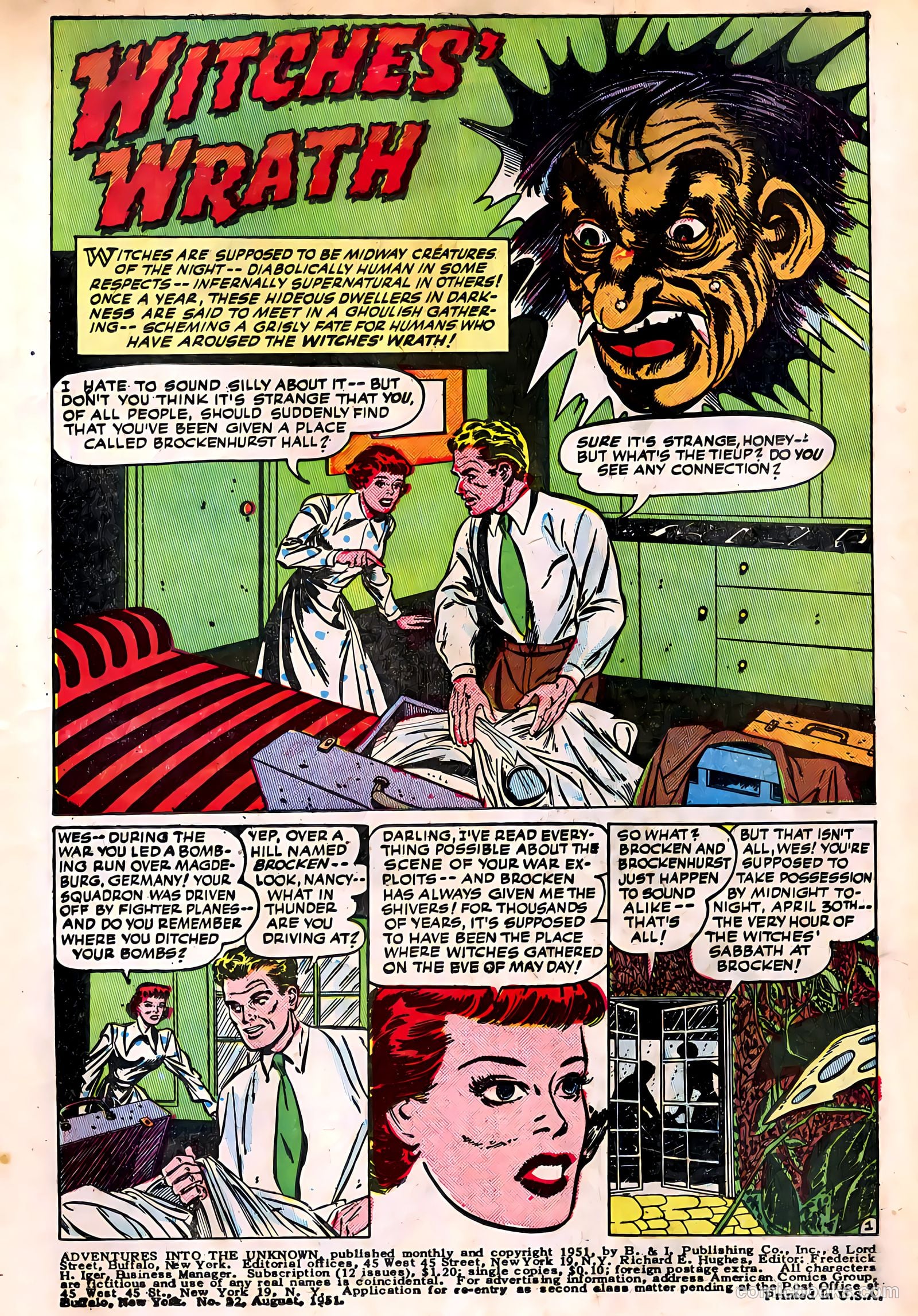 Adventures into the Unknown #22 (1951) — page 3 of 52