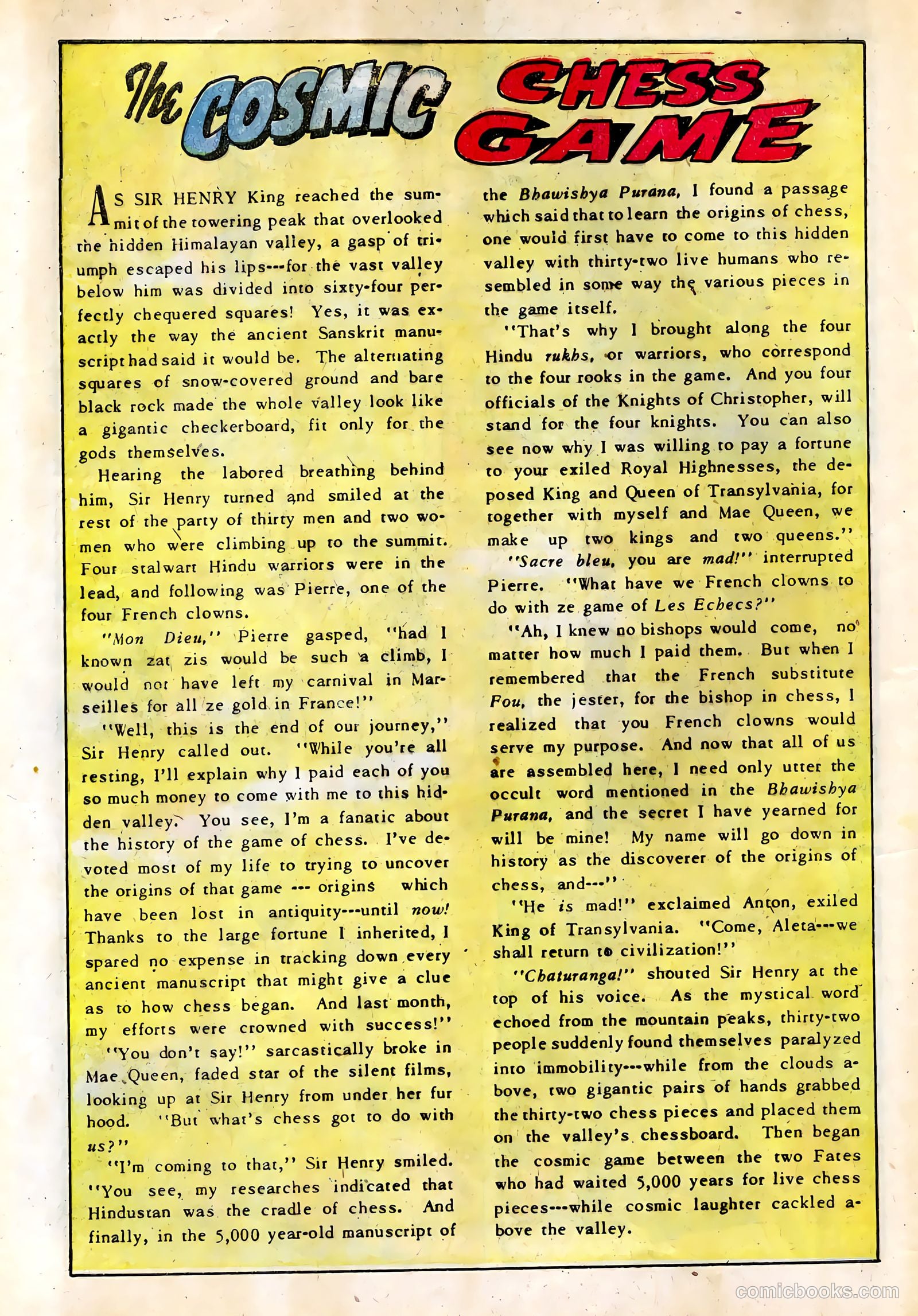 Adventures into the Unknown #22 (1951) — page 30 of 52