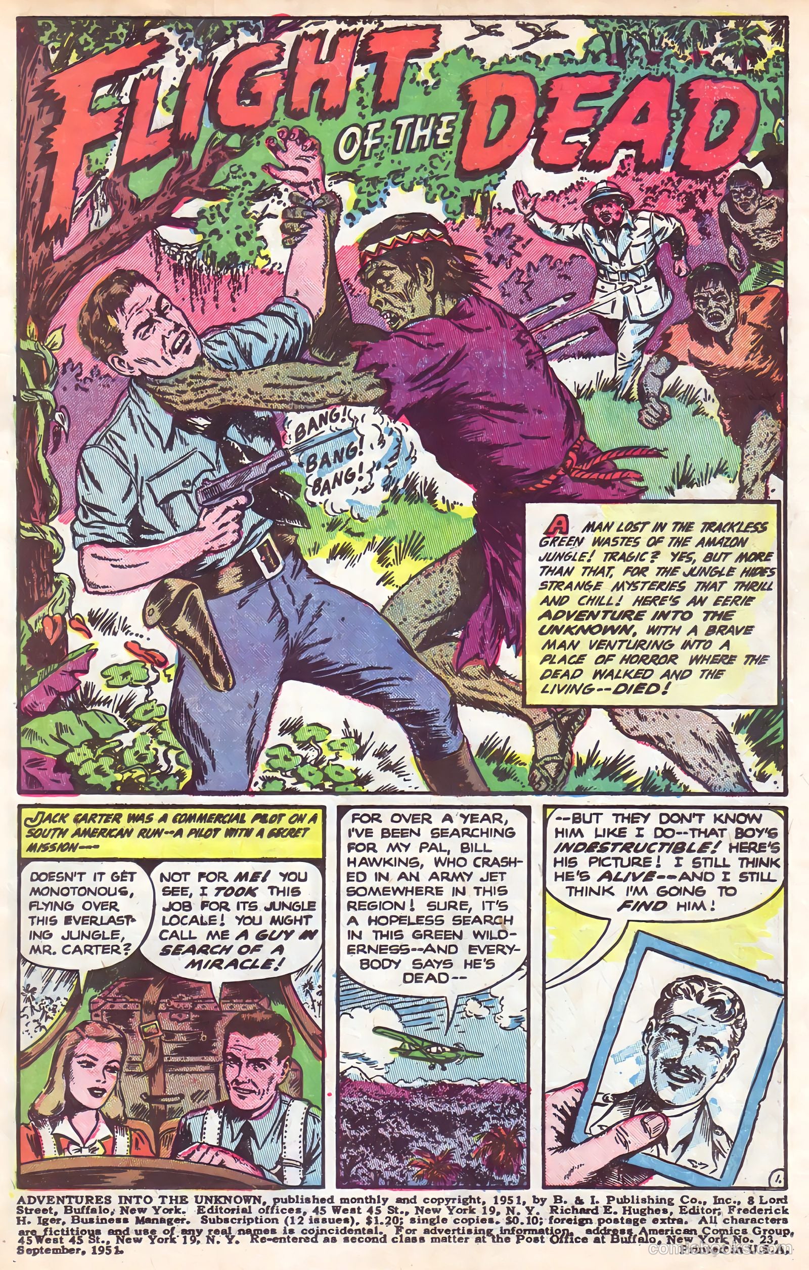 Adventures into the Unknown #23 (1951) — page 3 of 52