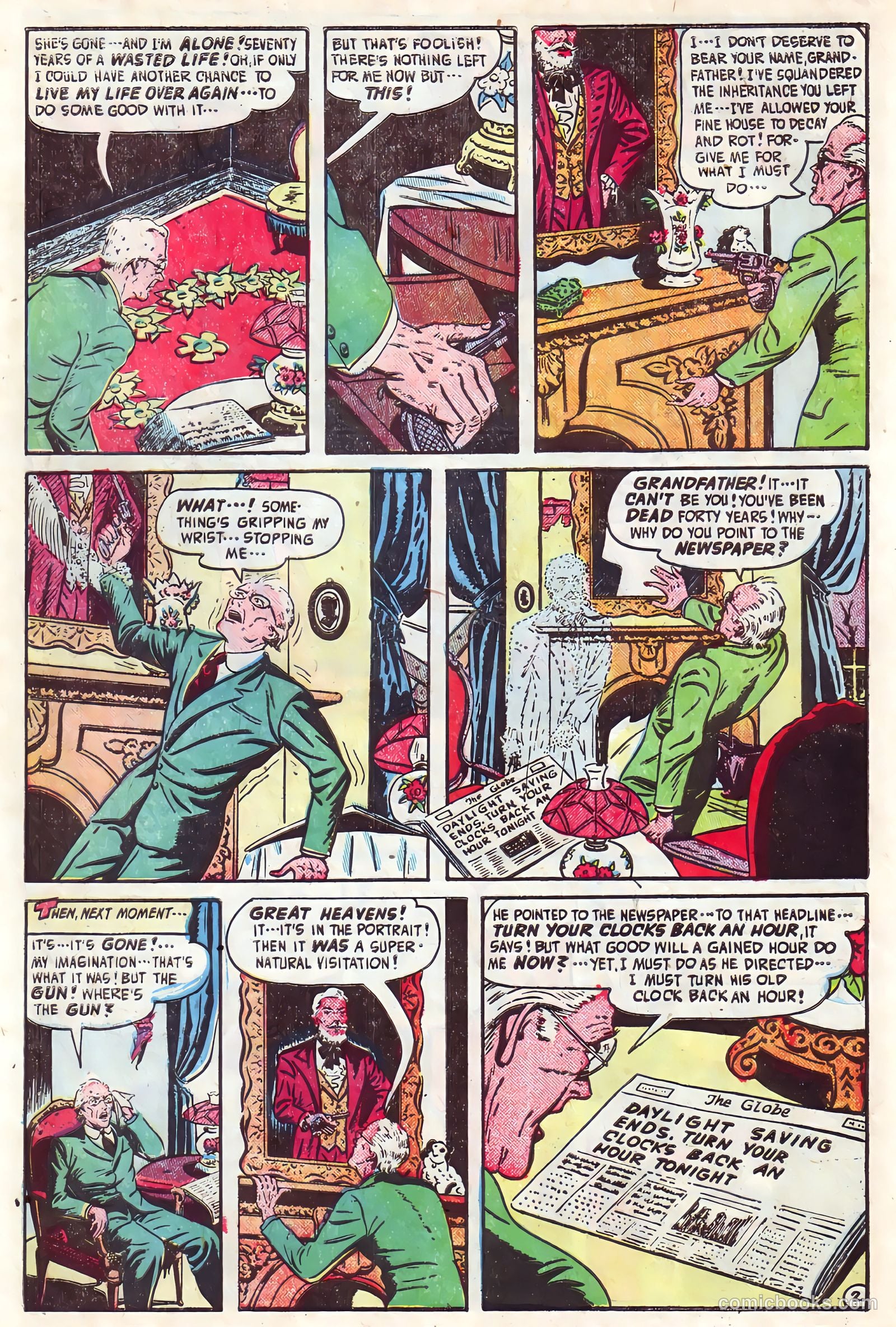 Adventures into the Unknown #23 (1951) — page 36 of 52