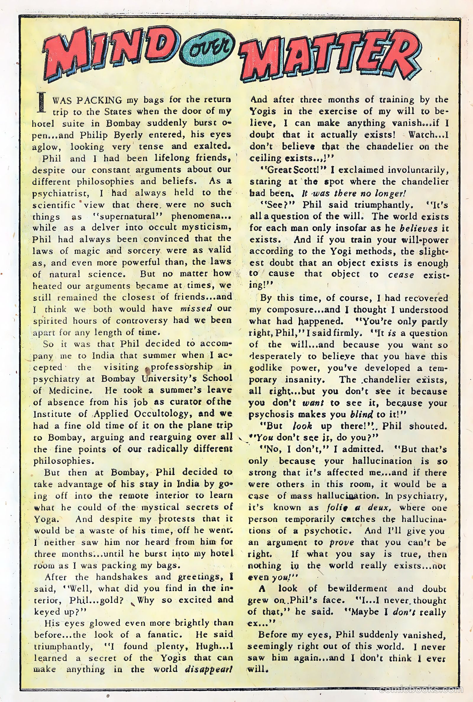 Adventures into the Unknown #25 (1951) — page 36 of 52