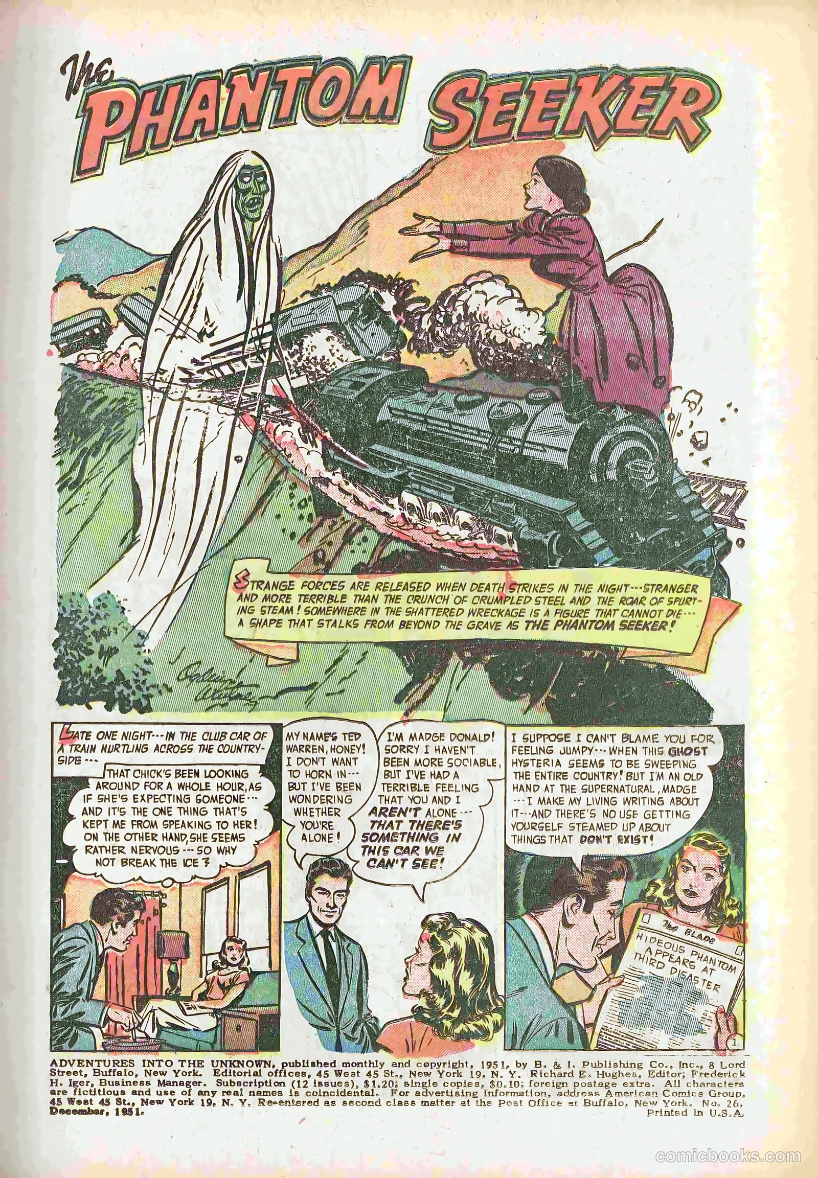 Adventures into the Unknown #26 (1951) — page 3 of 52