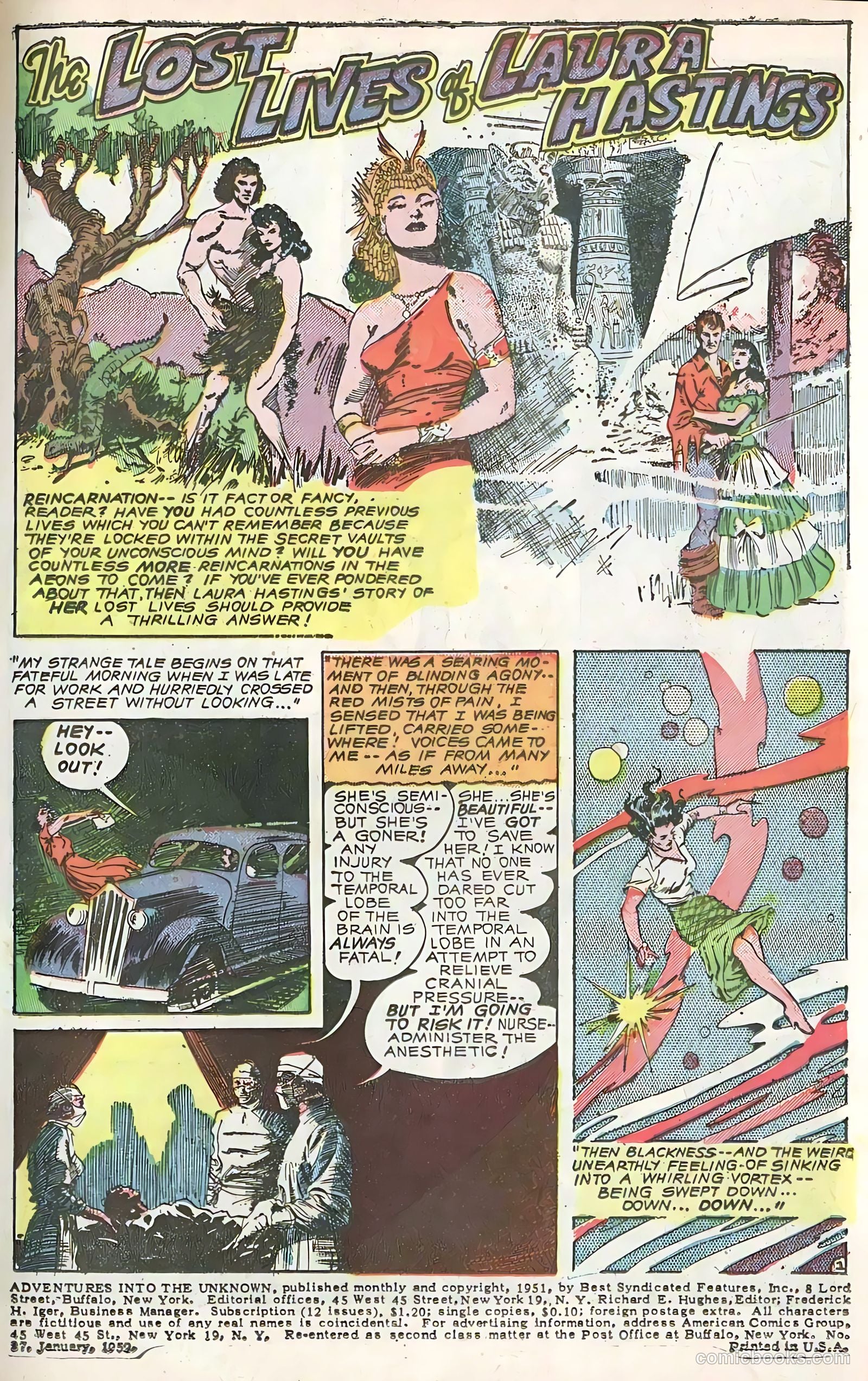 Adventures into the Unknown #27 (1952) — page 3 of 52