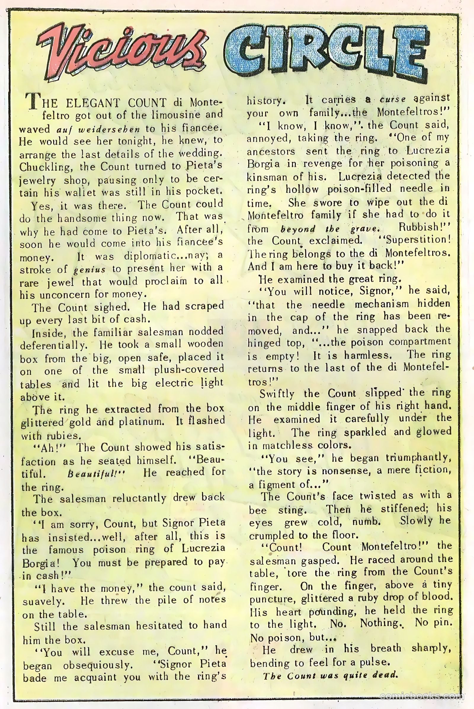Adventures into the Unknown #27 (1952) — page 34 of 52