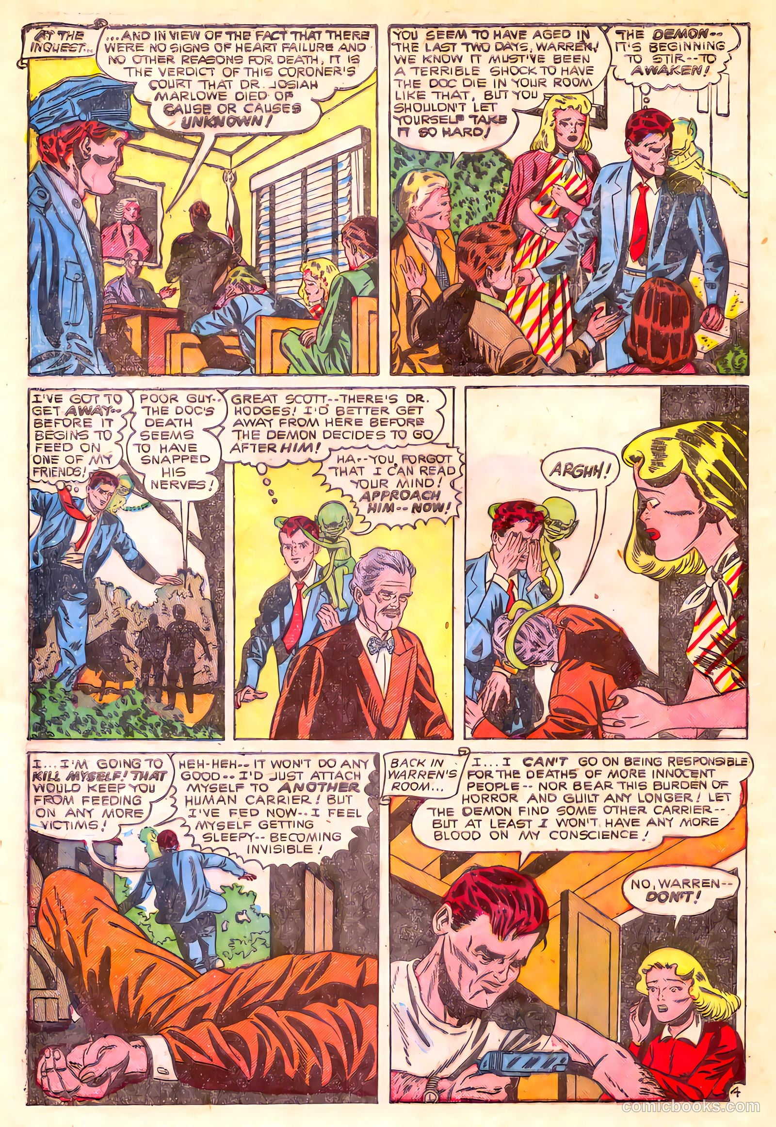 Adventures into the Unknown #28 (1952) — page 16 of 52