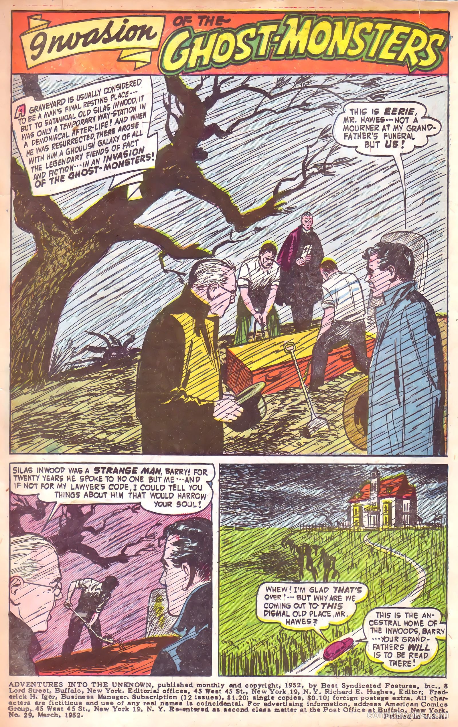 Adventures into the Unknown #29 (1952) — page 3 of 52