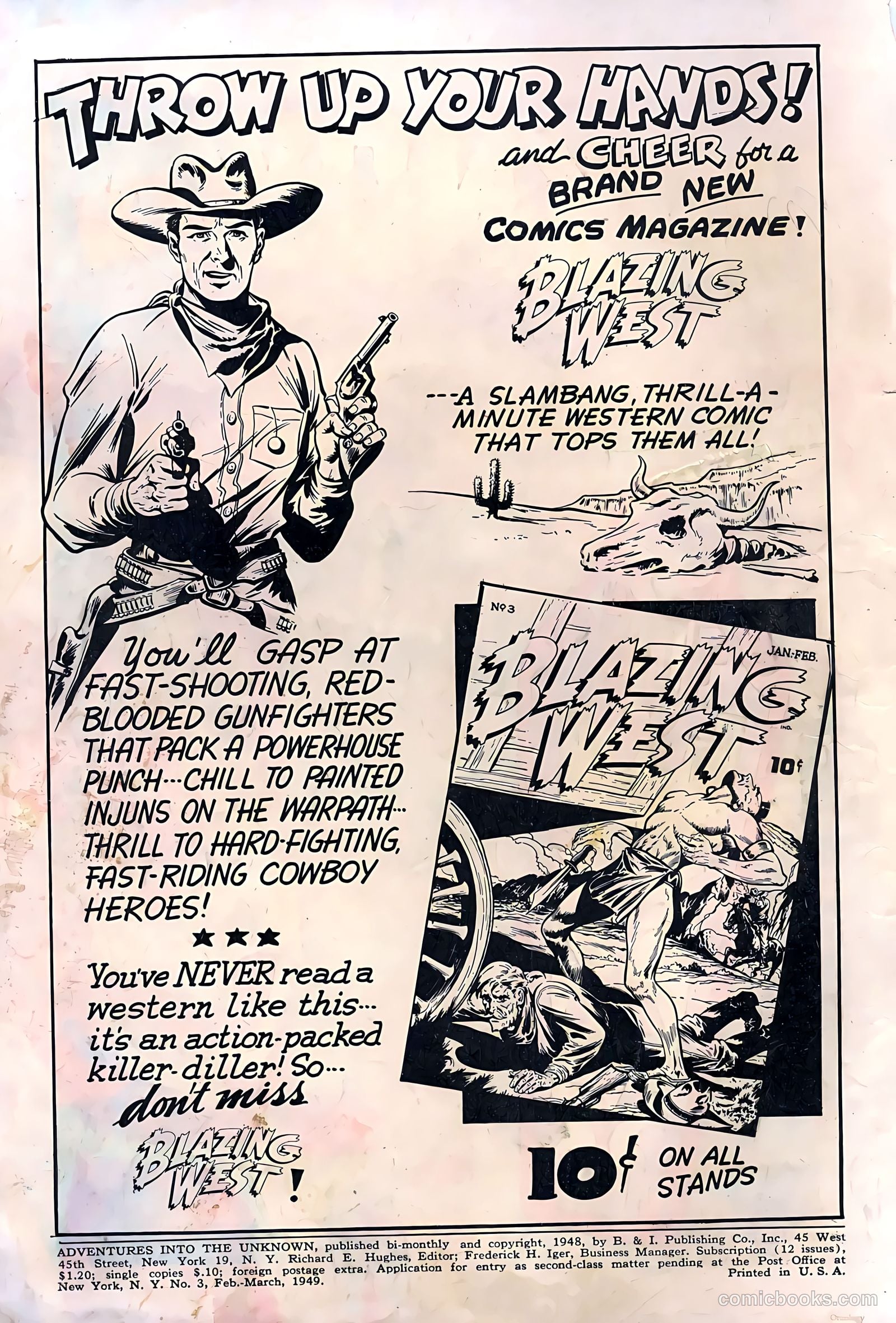 Adventures into the Unknown #3 (1949) — page 2 of 52