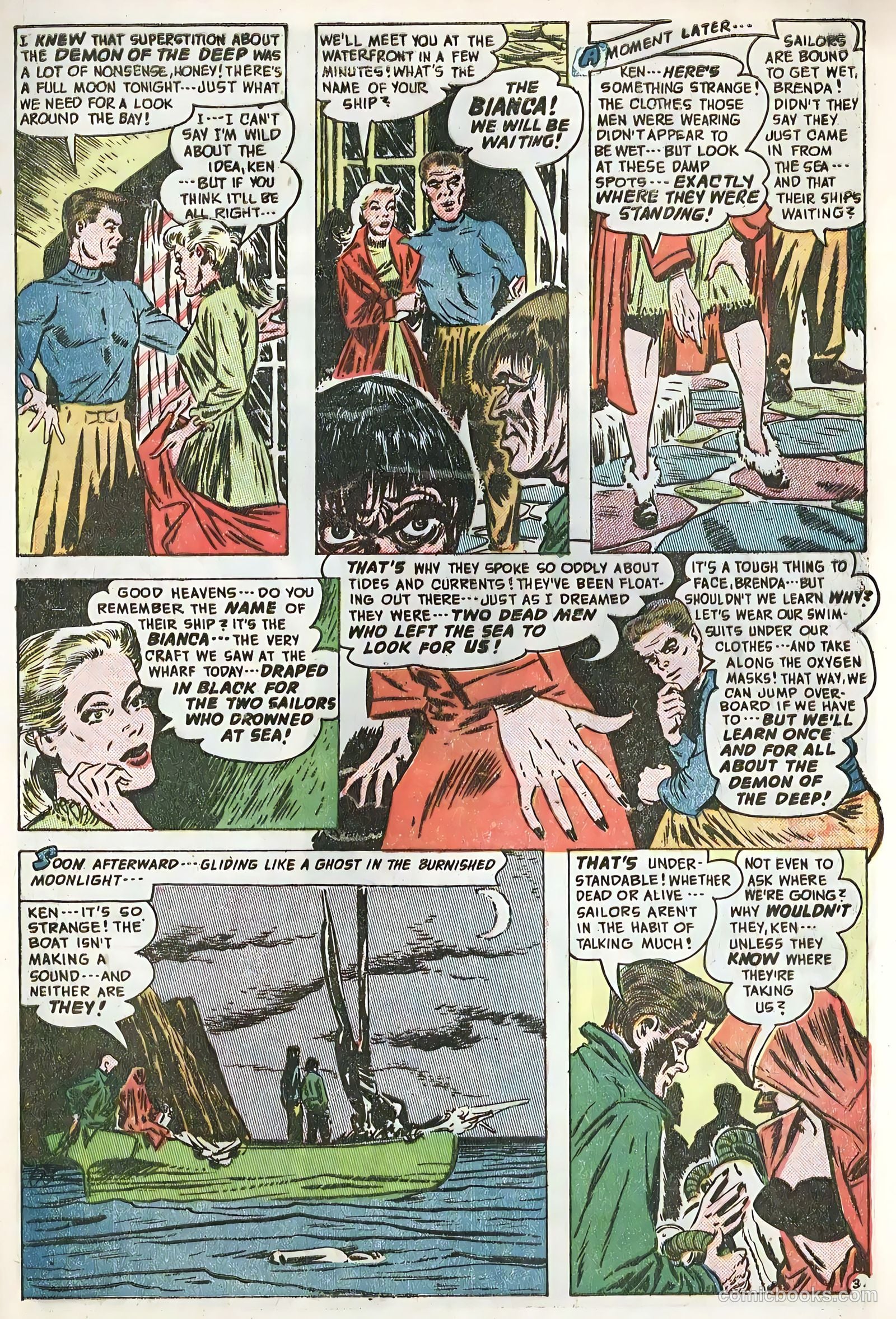 Adventures into the Unknown #30 (1952) — page 35 of 52