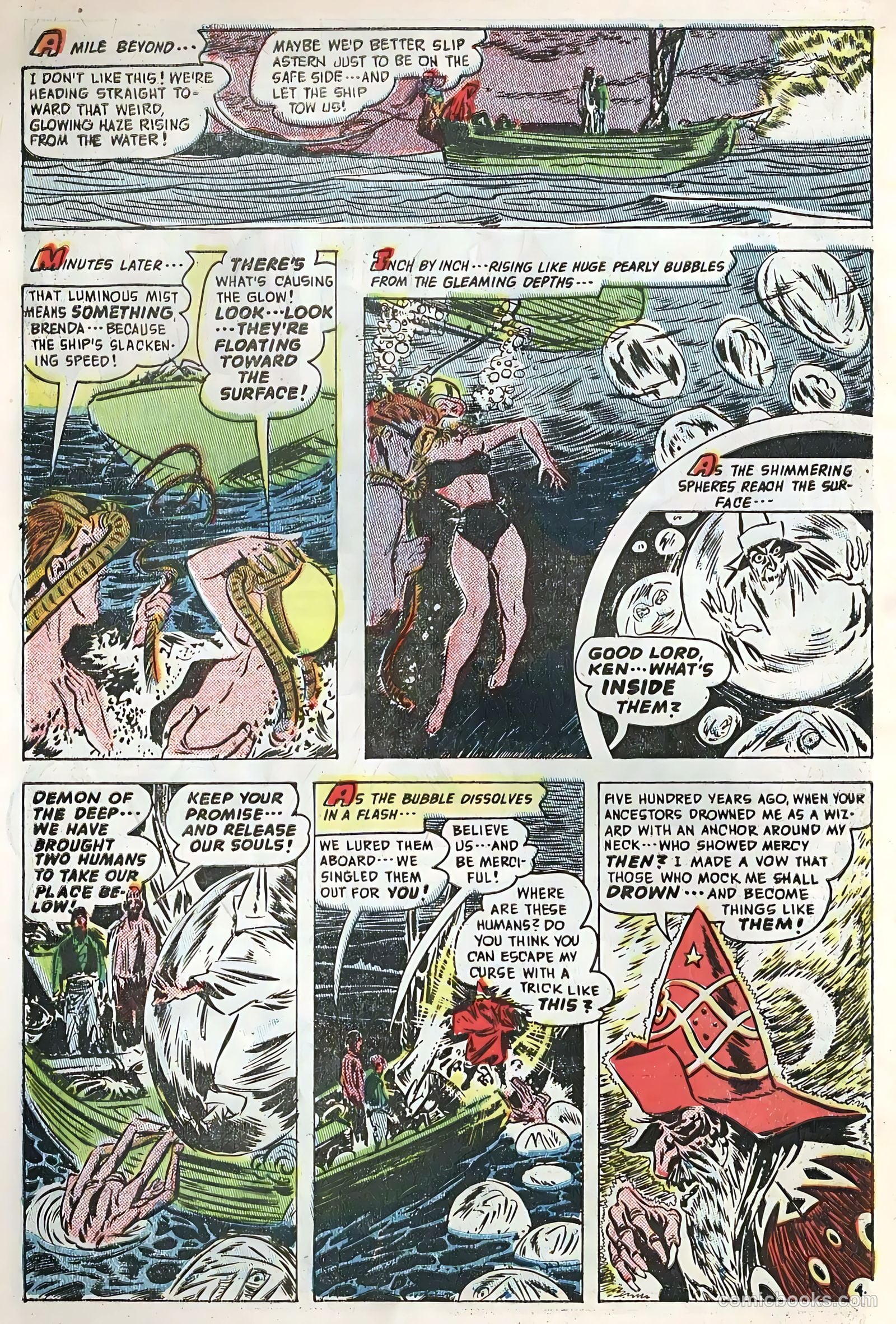 Adventures into the Unknown #30 (1952) — page 36 of 52