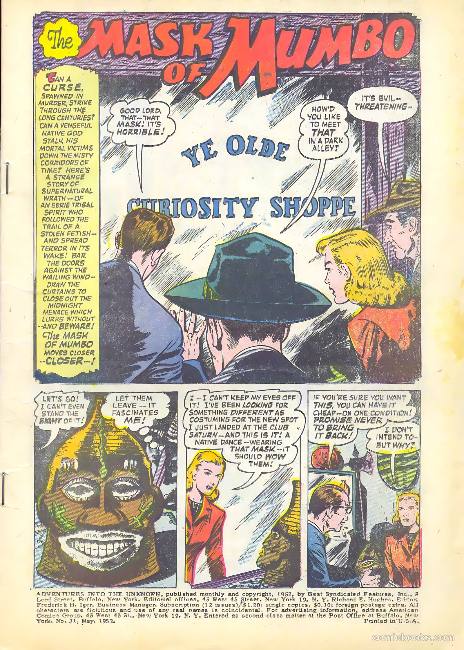 Adventures into the Unknown #31 (1952) — page 3 of 52