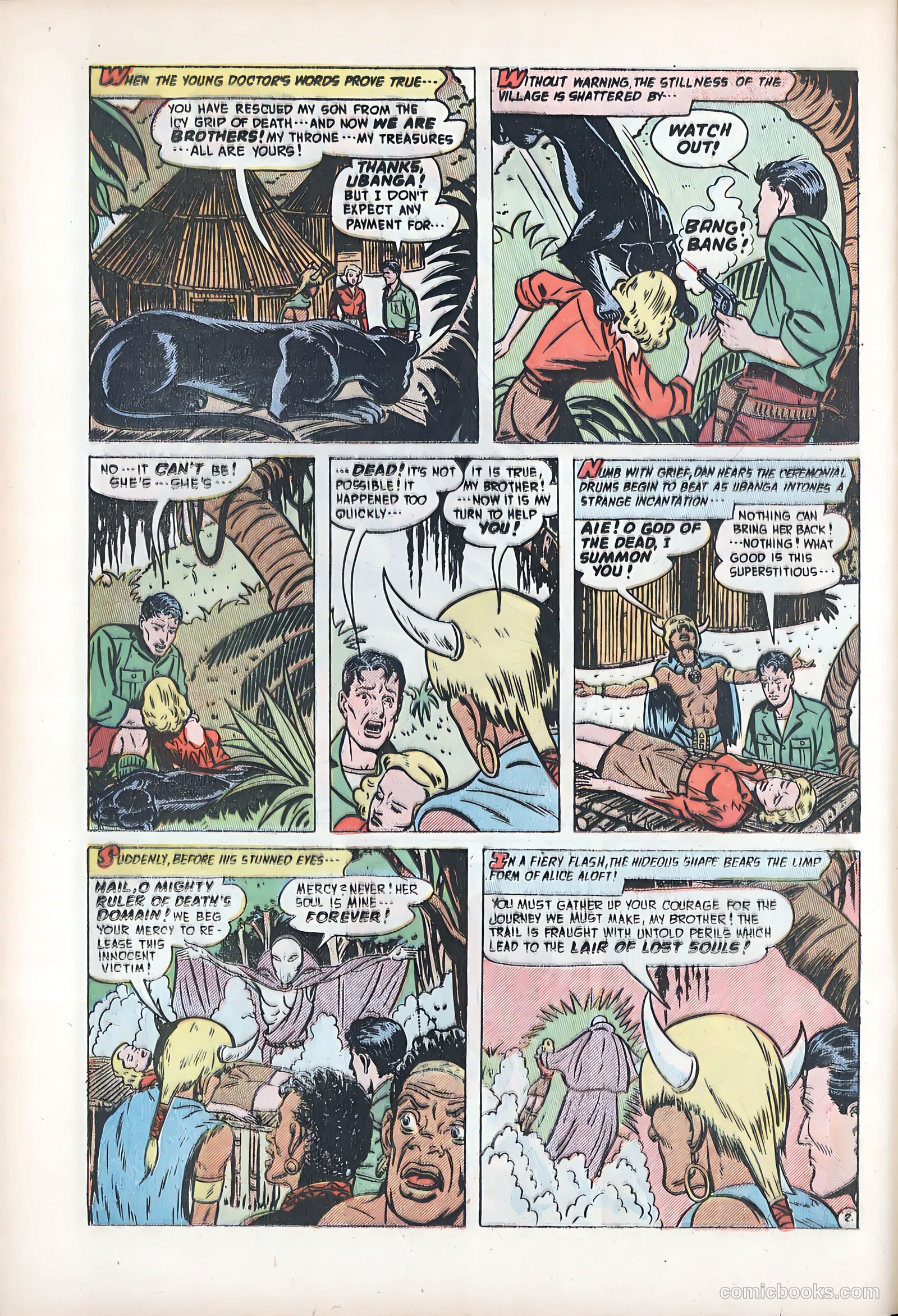 Adventures into the Unknown #33 (1952) — page 38 of 54