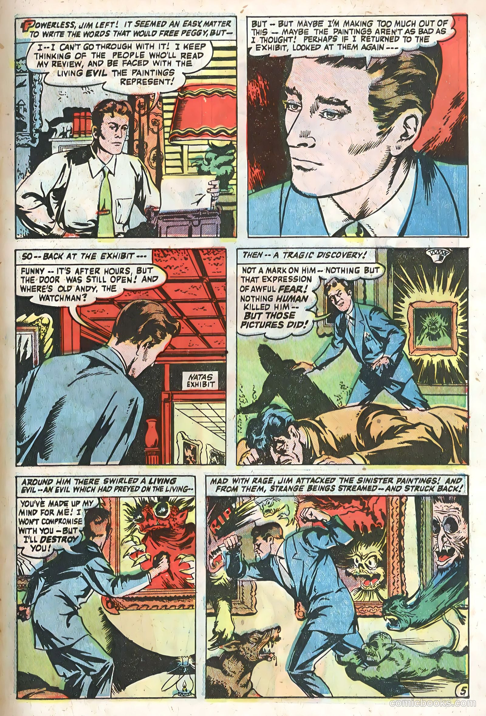 Adventures into the Unknown #36 (1952) — page 7 of 36