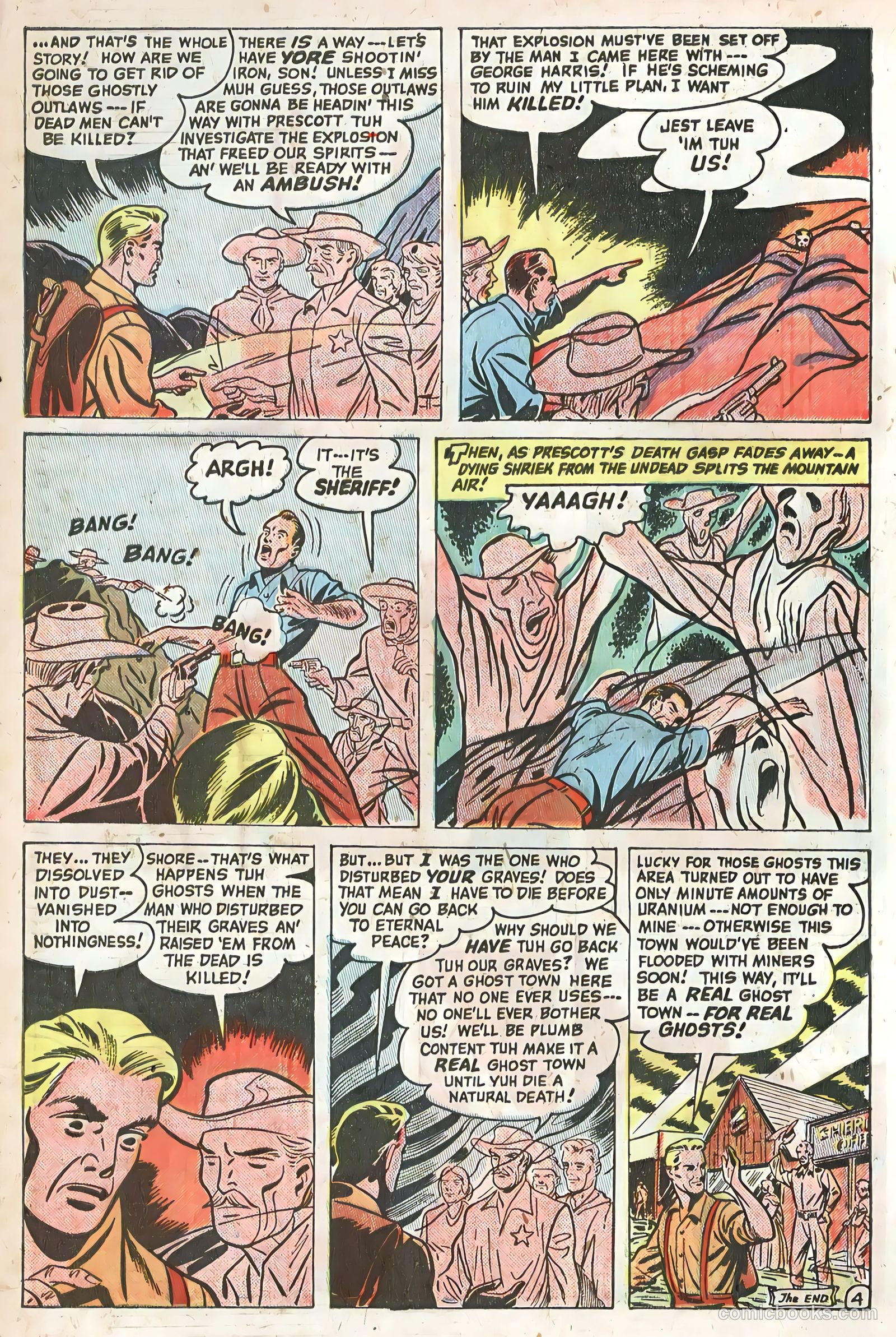 Adventures into the Unknown #36 (1952) — page 34 of 36
