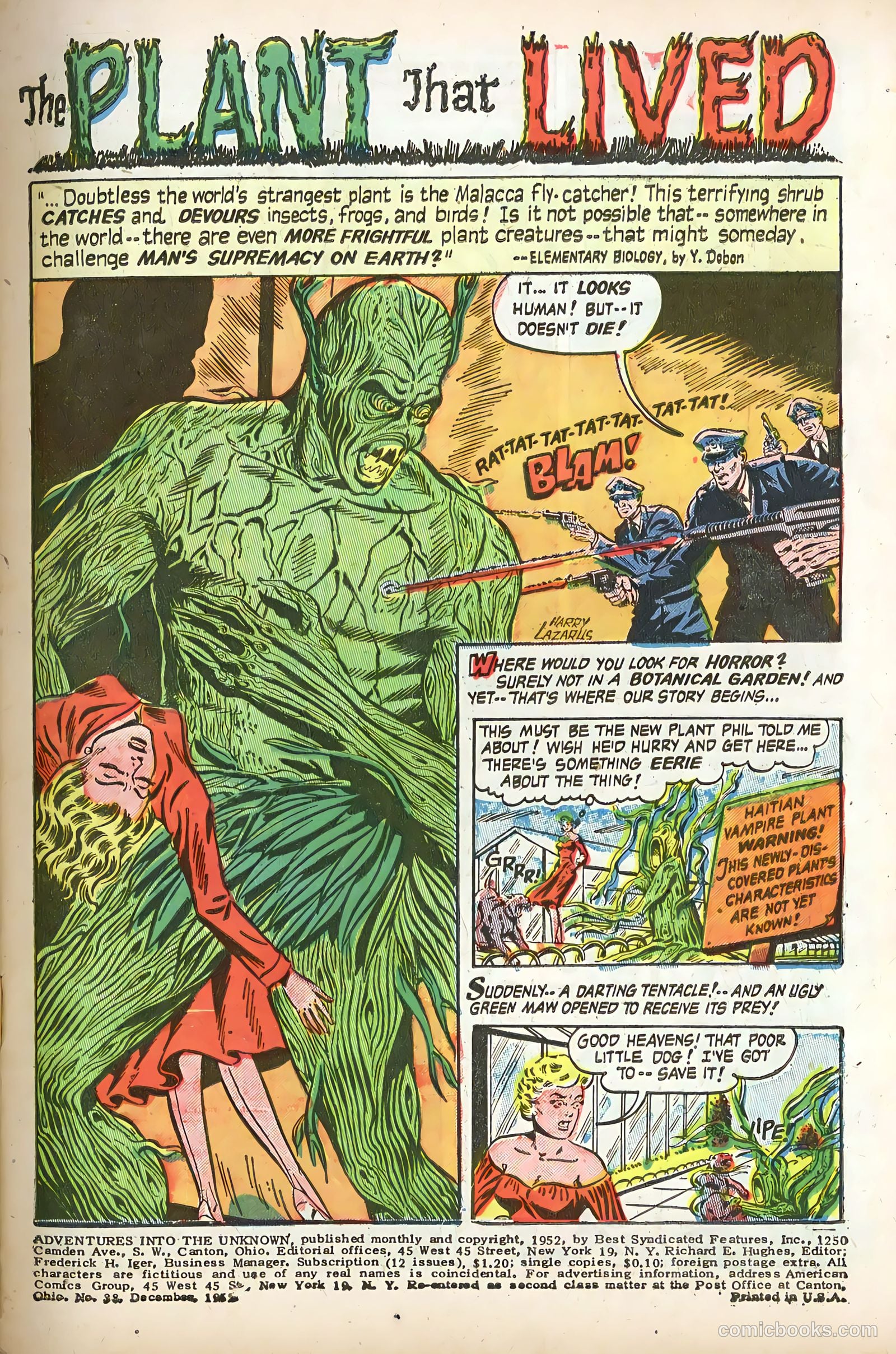 Adventures into the Unknown #38 (1952) — page 3 of 36