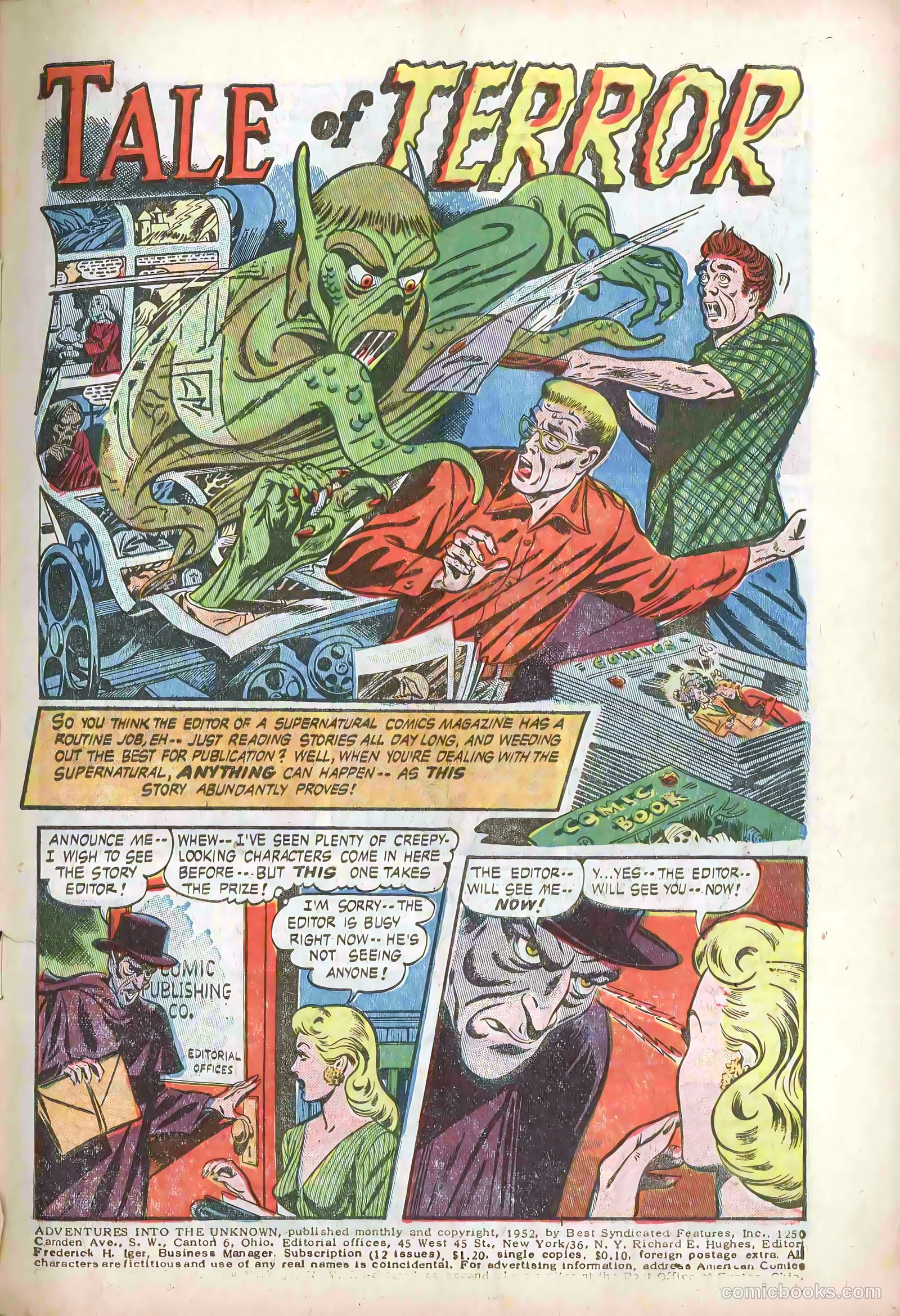Adventures into the Unknown #39 (1952) — page 3 of 36