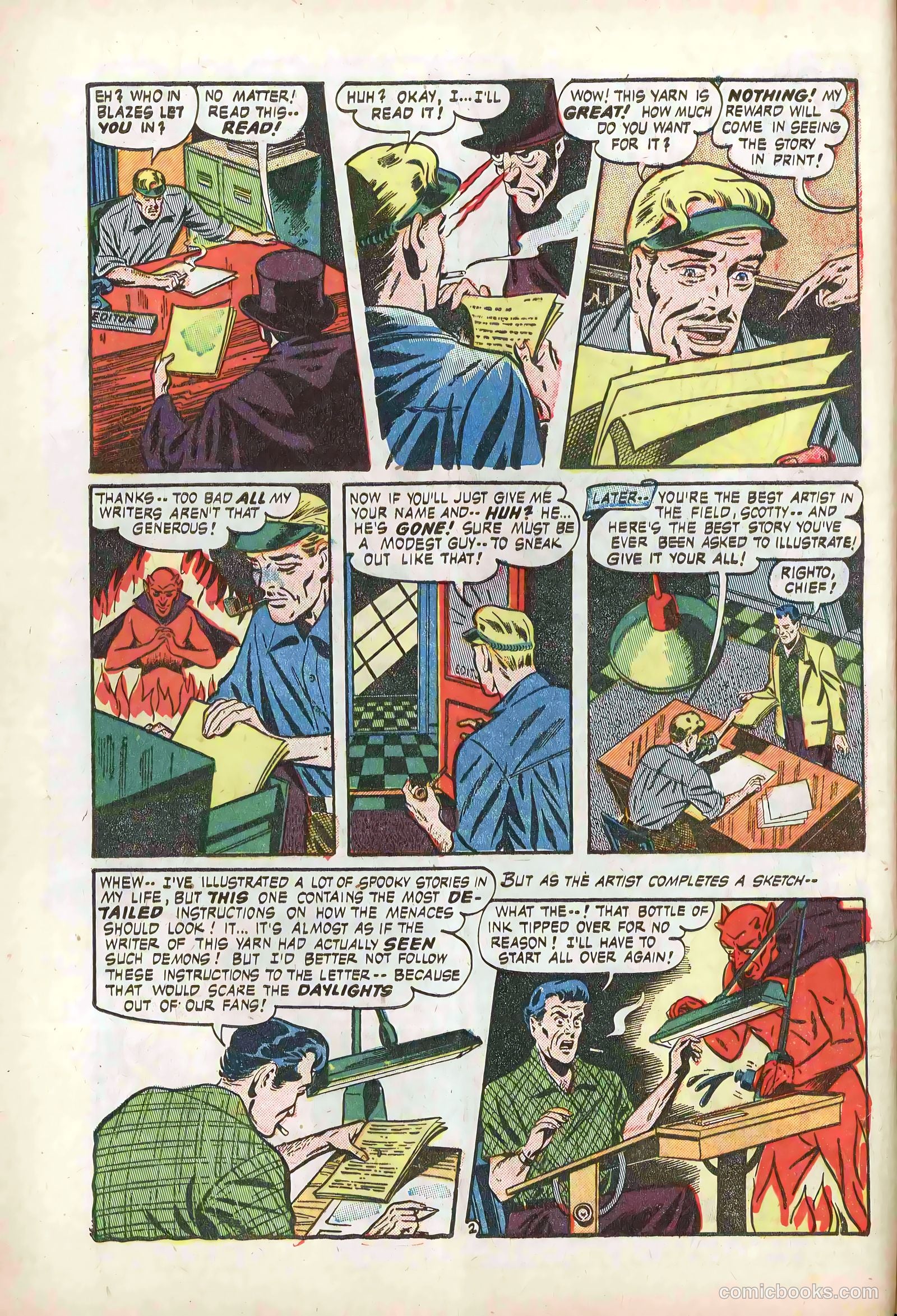 Adventures into the Unknown #39 (1952) — page 4 of 36