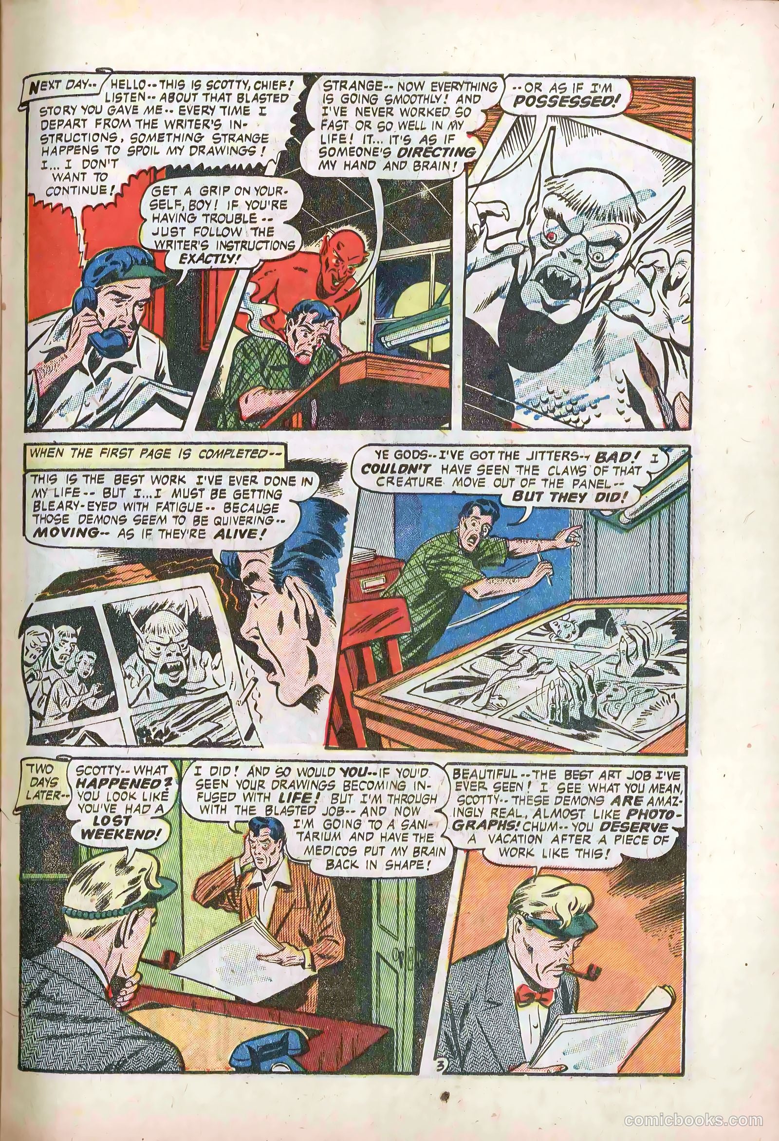 Adventures into the Unknown #39 (1952) — page 5 of 36