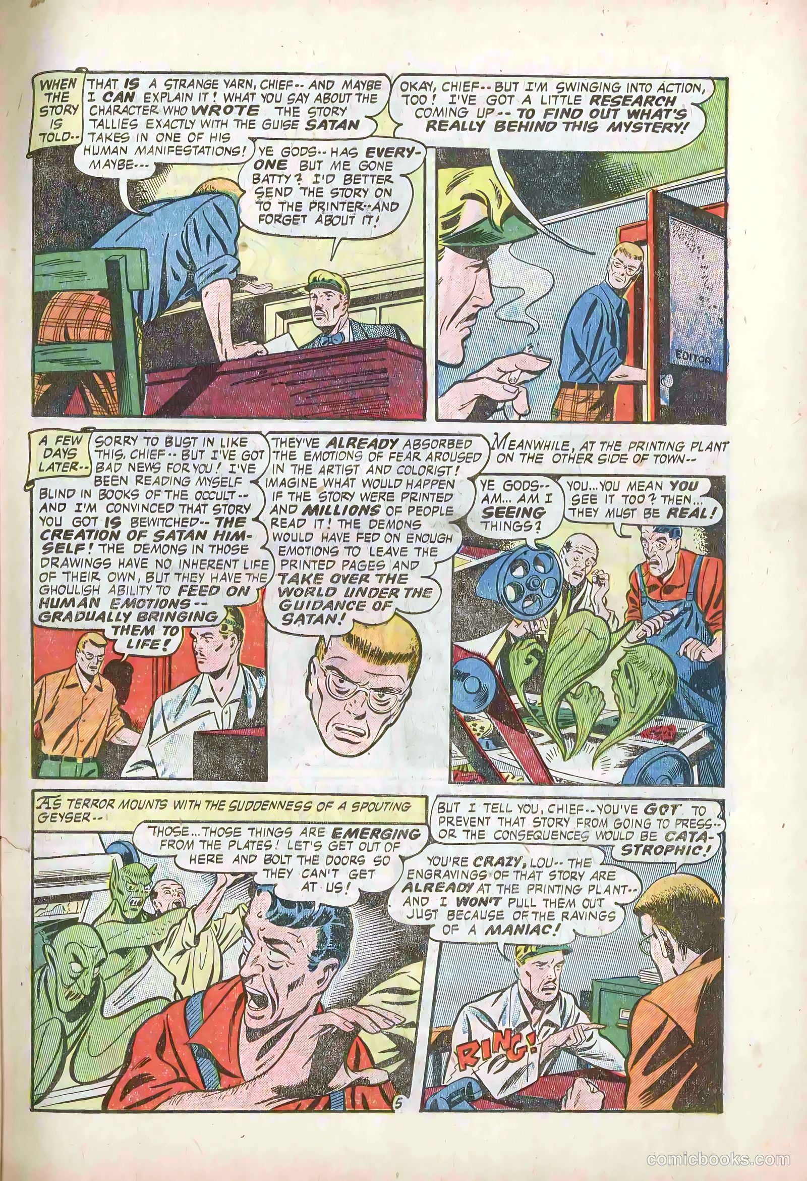 Adventures into the Unknown #39 (1952) — page 7 of 36