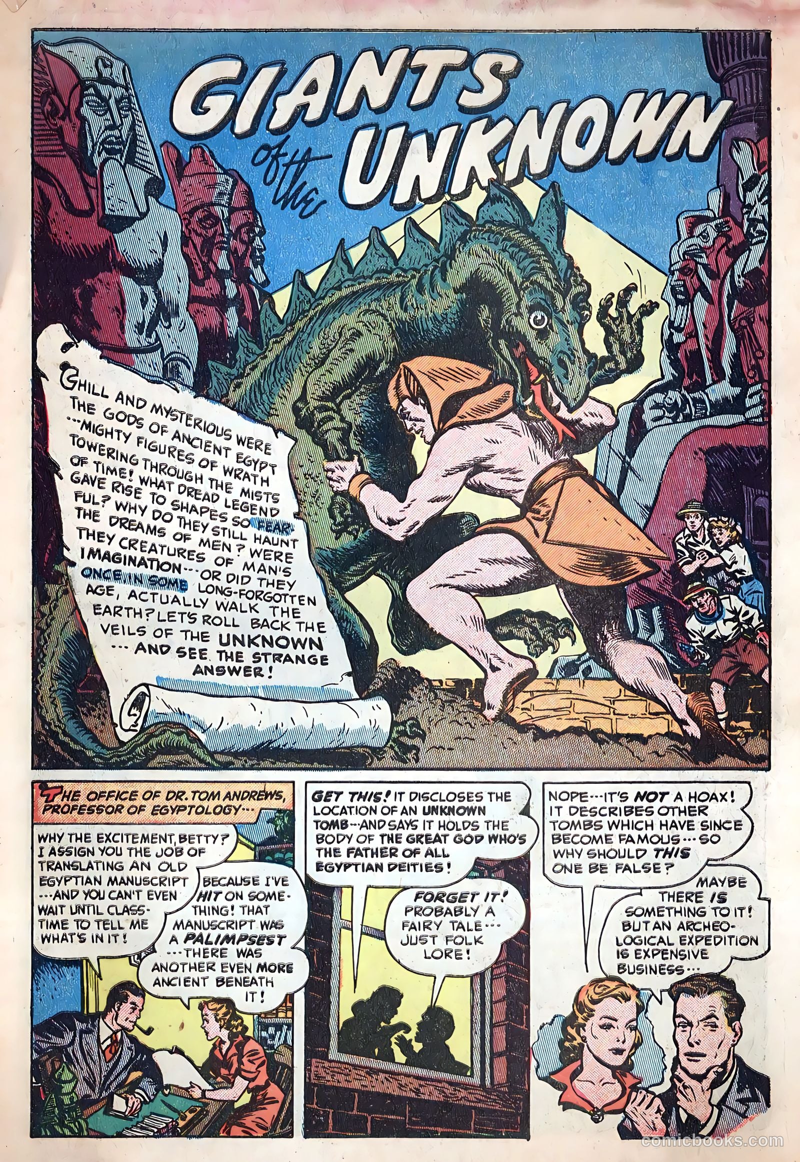 Adventures into the Unknown #4 (1949) — page 3 of 52