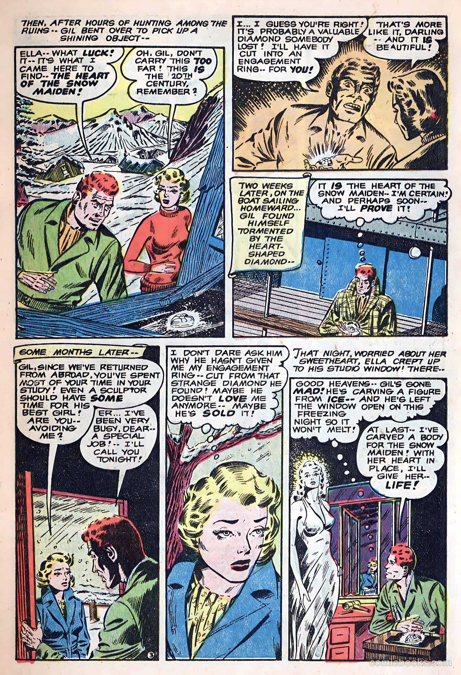 Adventures into the Unknown #40 (1953) — page 5 of 36