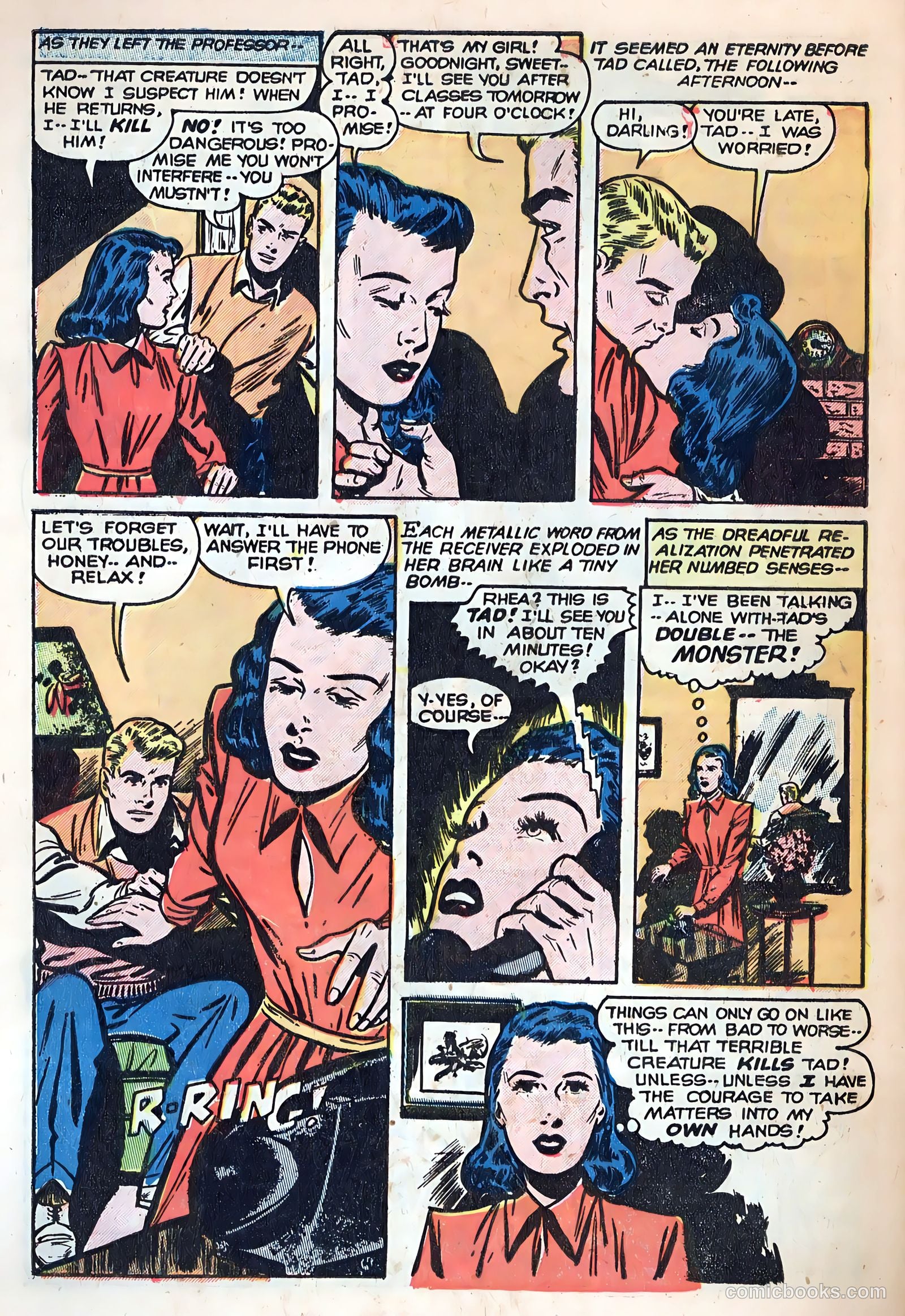 Adventures into the Unknown #40 (1953) — page 32 of 36