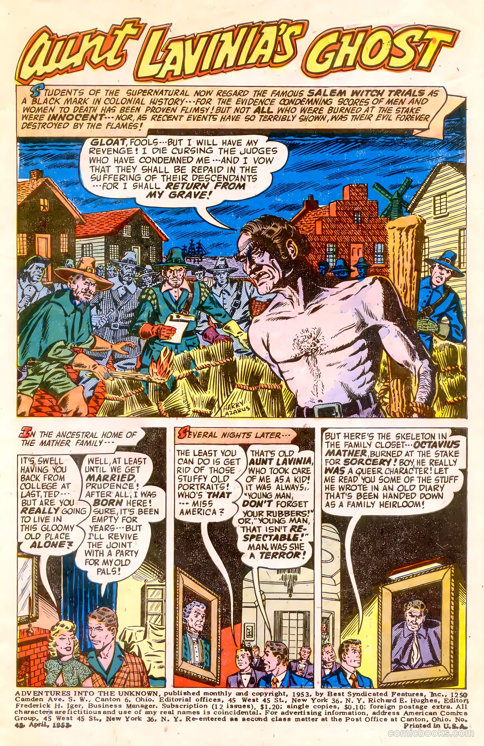 Adventures into the Unknown #42 (1953) — page 3 of 36