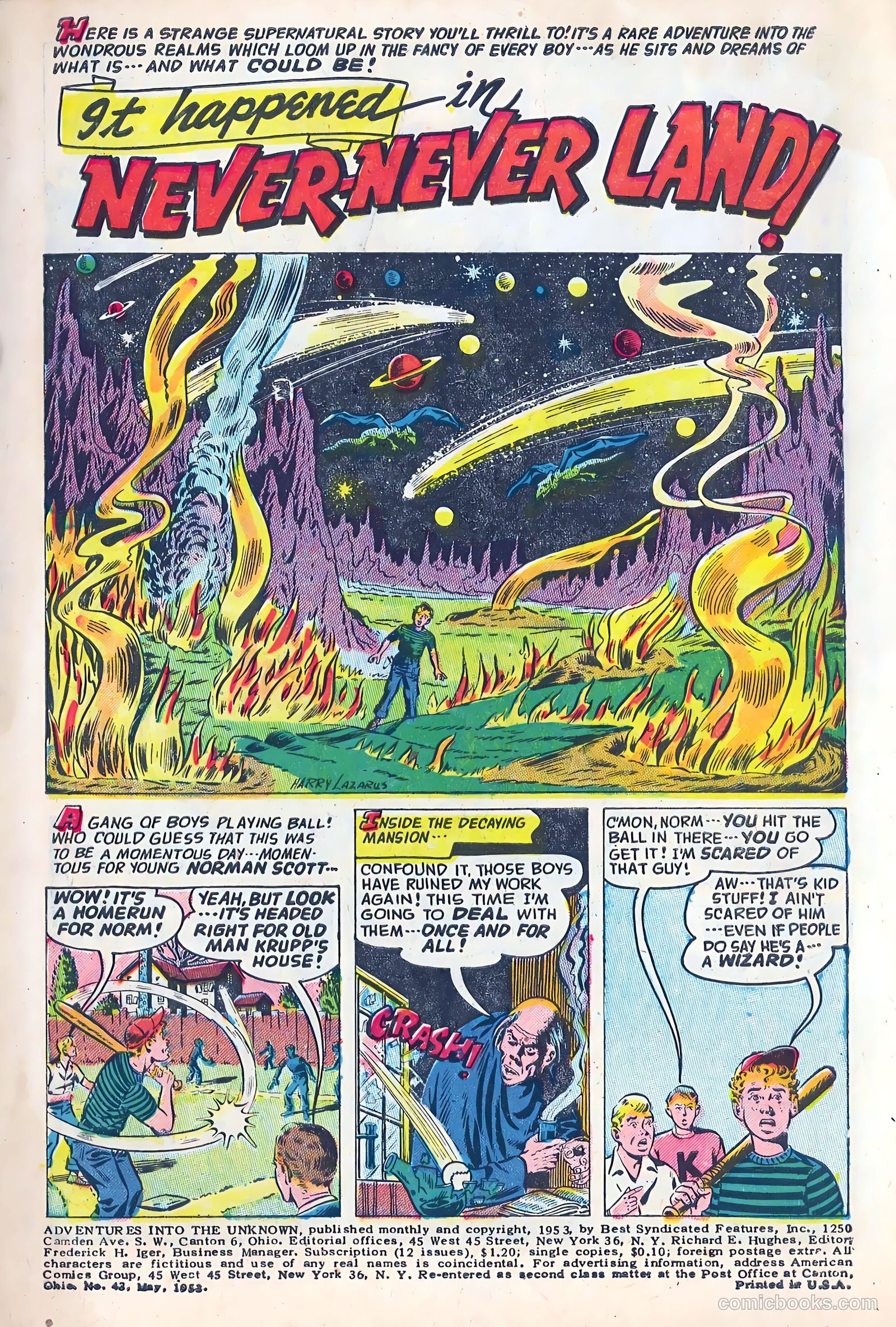 Adventures into the Unknown #43 (1953) — page 3 of 35