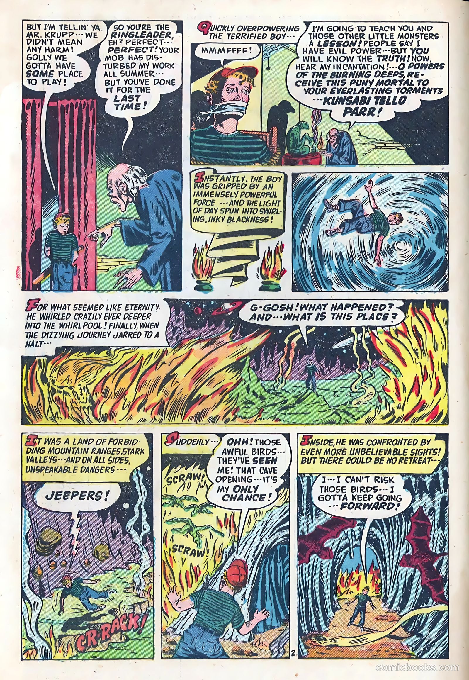 Adventures into the Unknown #43 (1953) — page 4 of 35