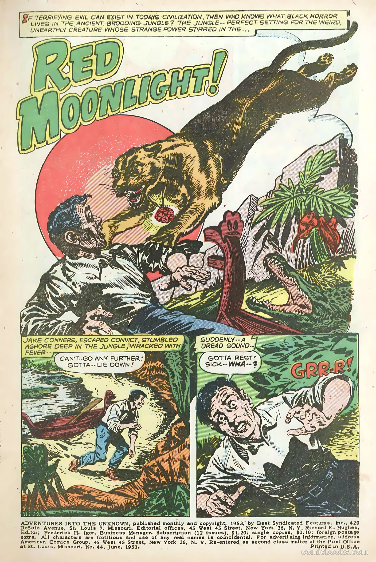 Adventures into the Unknown #44 (1953) — page 3 of 36