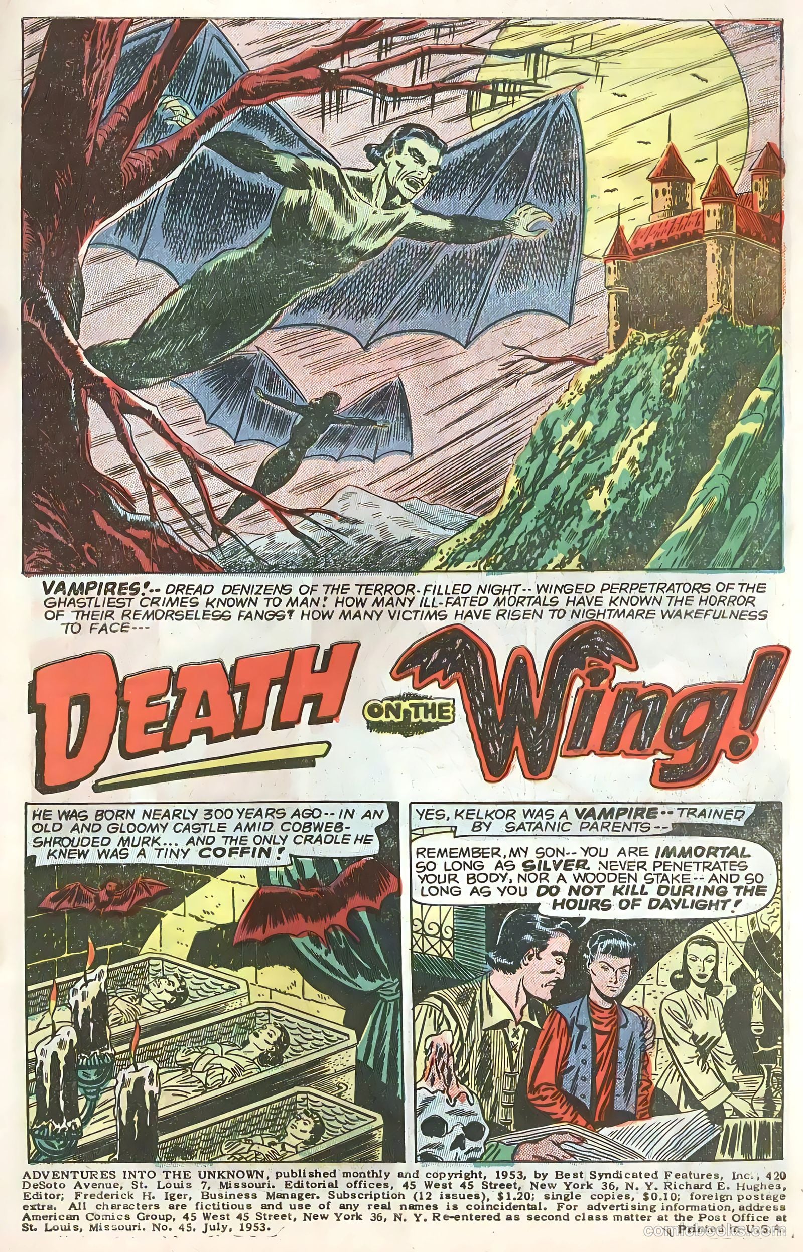 Adventures into the Unknown #45 (1953) — page 3 of 36
